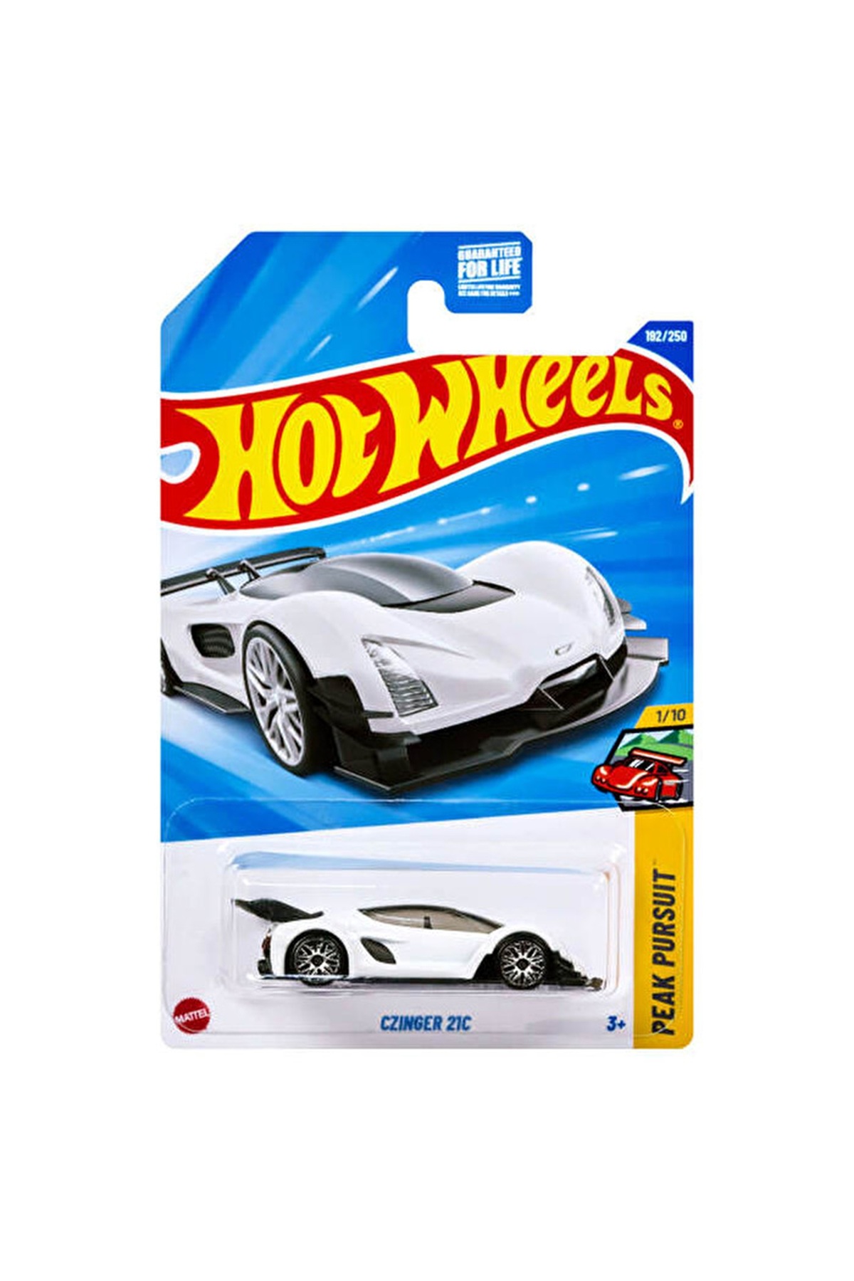 ماشین اسباب بازی مقوای کوتاه PEAK PURSUIT CZINGER 21C JBB96 از ترکیه HOT WHEELS