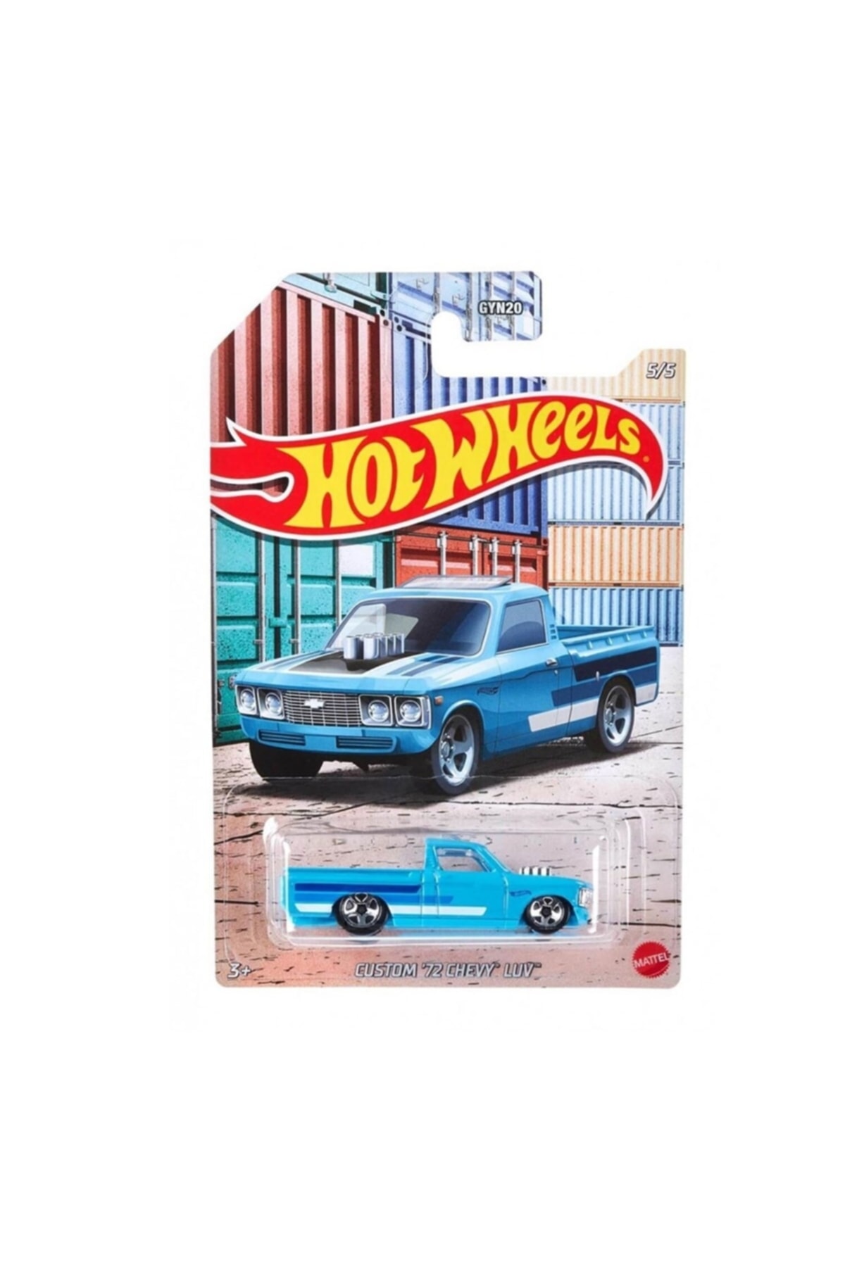 ماشین اسباب بازی اتومبیل های وانت سفارشی 72 CHEVY LUV GRP27 هات ویلز اورجینال HOT WHEELS