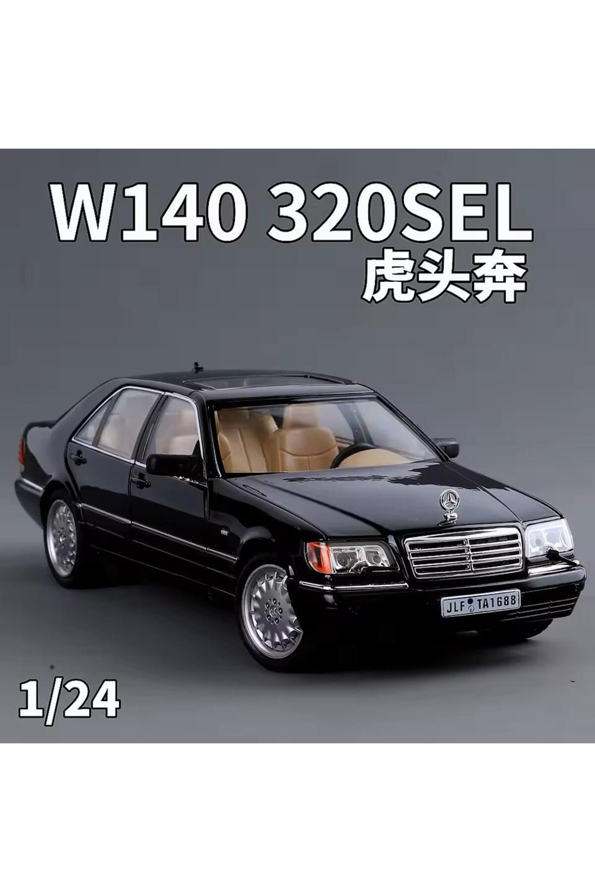 مدل خودرو مرسدس بنز S320L BLACK DIECAST ماشین W140 320SEL EXECUTIVE CAR از ترکیه scntoys