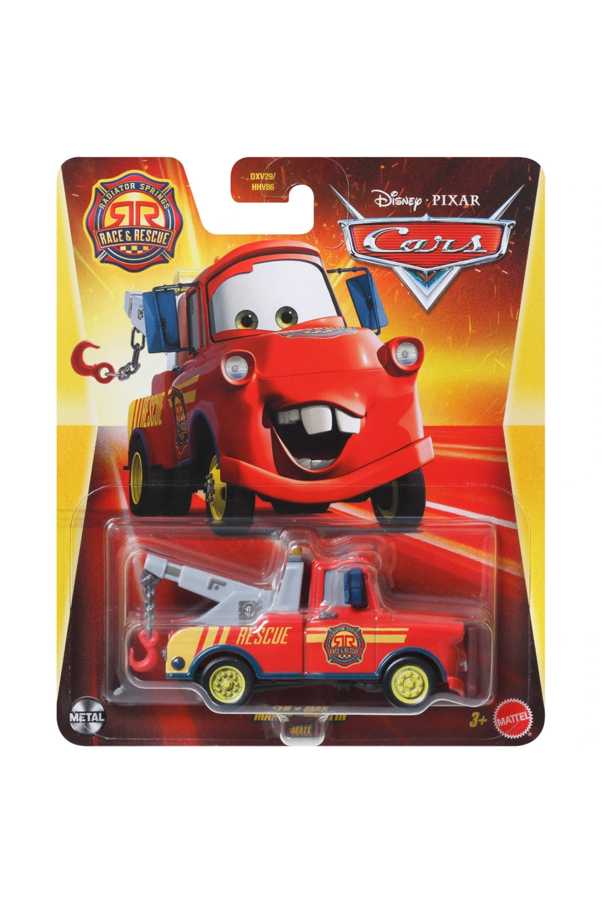 ماشین اسباب بازی DISNEY PIXAR CARS 1:55 RACE & RESCUE MATER MARTIN از ترکیه HOT WHEELS