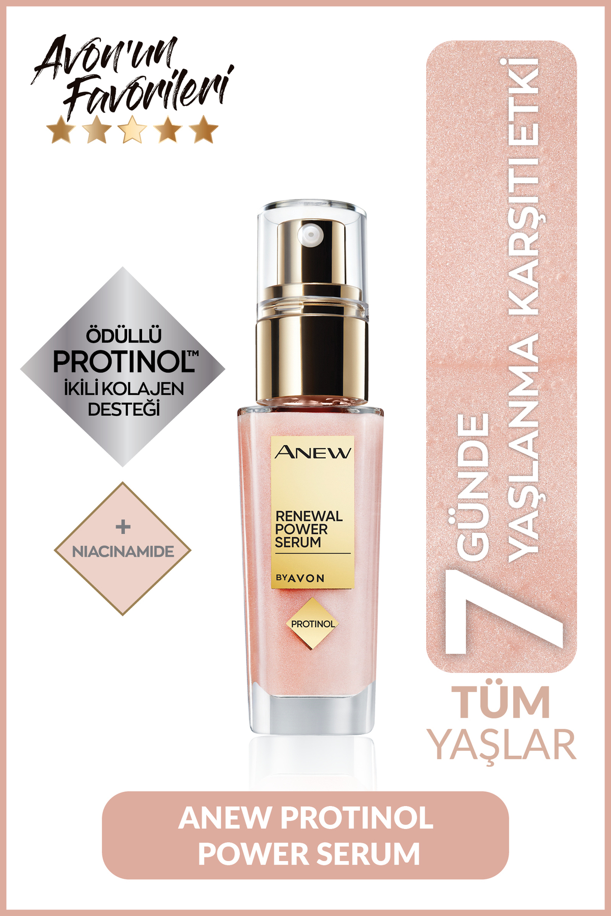 سرم تقویت کننده آون Avon Anew Renewal 30 میلی لیتر