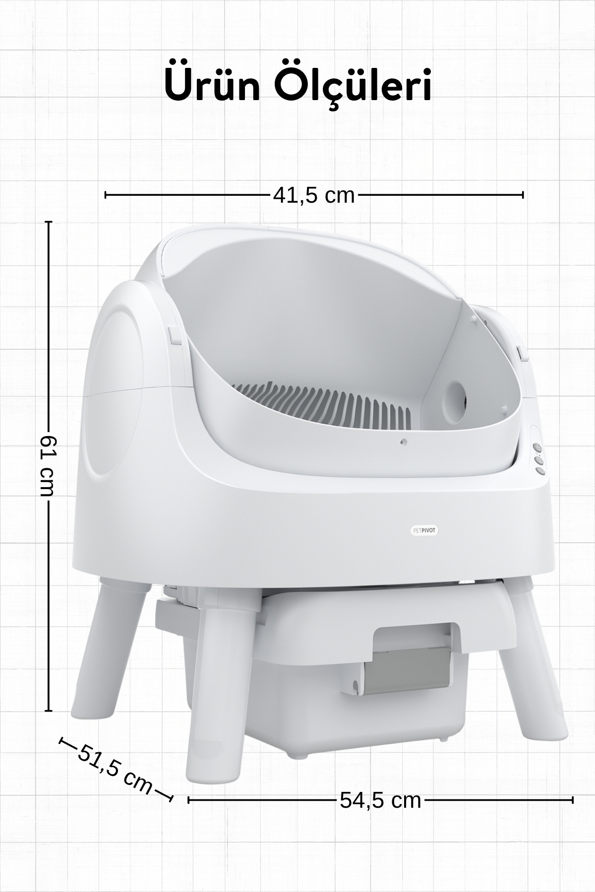 ظرف خاک اتوماتیک گربه پت‌پیوت PetPivot Autoscooper 11