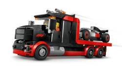 مجموعه ساختنی و نمایشی کامیون حمل‌ونقل فرمول یک با خودروی آئودی F1 لگو LEGO City مدل 60493، ۵۰۸ قطعه، حداقل سن ۷ سال