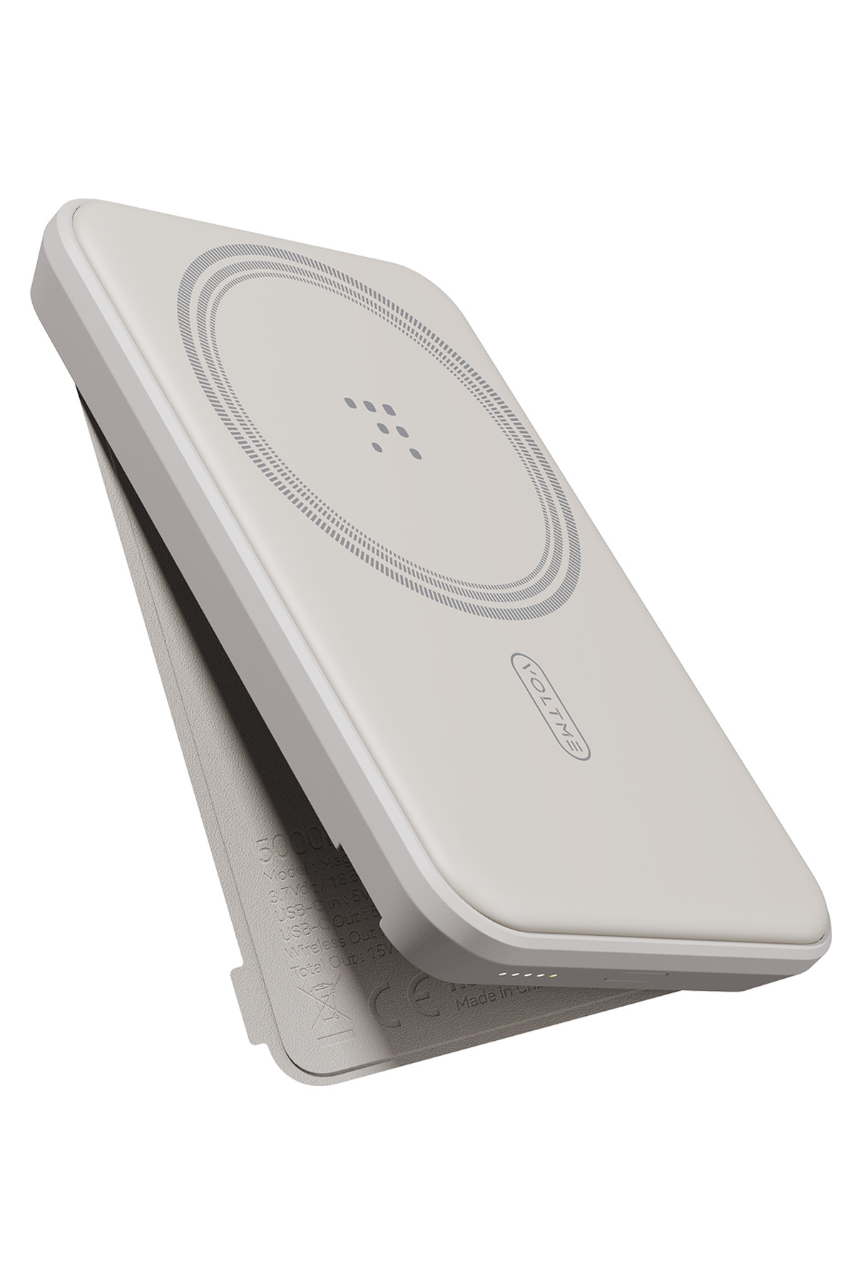 پاوربانک بژ MAGPAK 5000MAH MAGSAFE WIRELESS 22.5W اورجینال VOLTME