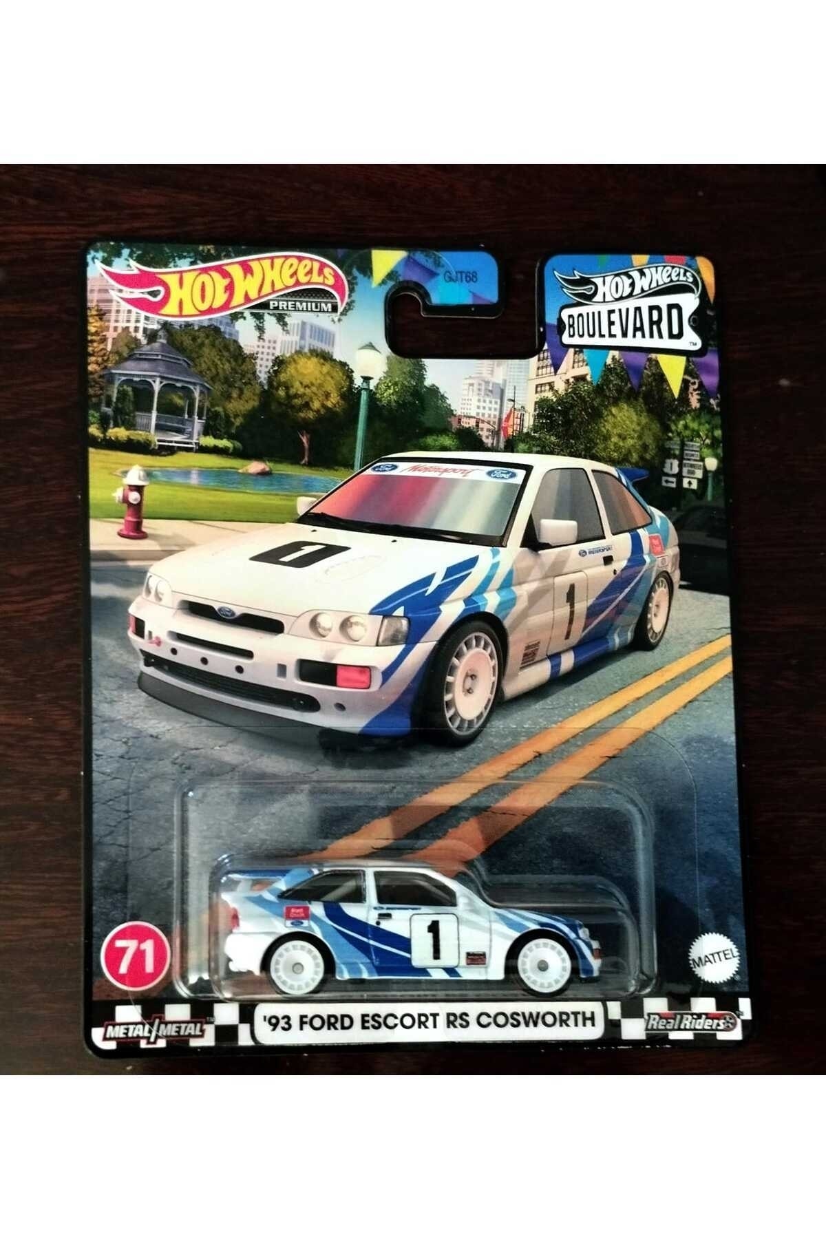 ماشین اسباب بازی PREMIUM 93 FORD ESCORT RS COSWORTH HKF17 GJT68 از ترکیه HOT WHEELS