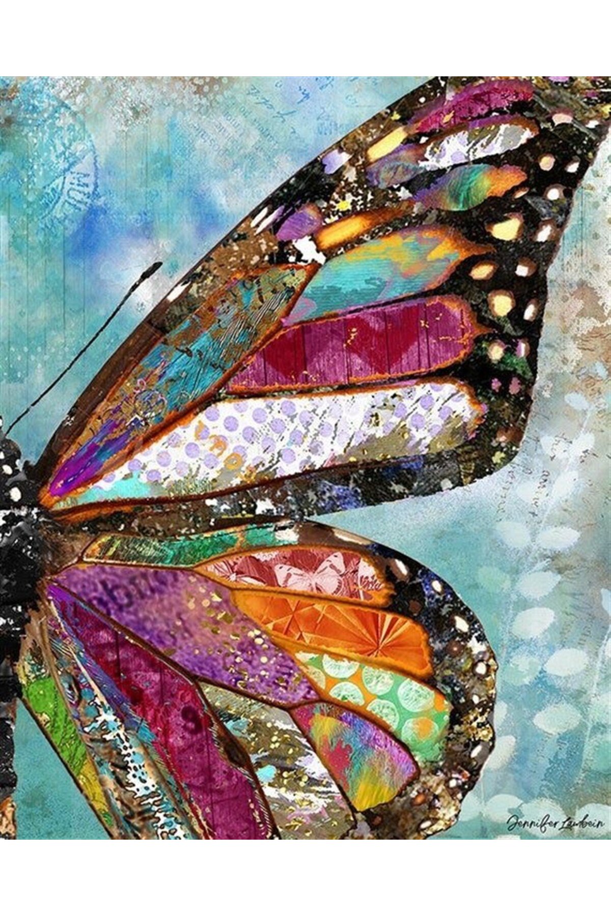 پازل نقاشی باترفلای 48X61CM T7012 DIALANDS DIAMOND PAINTING از ترکیه Genel Markalar