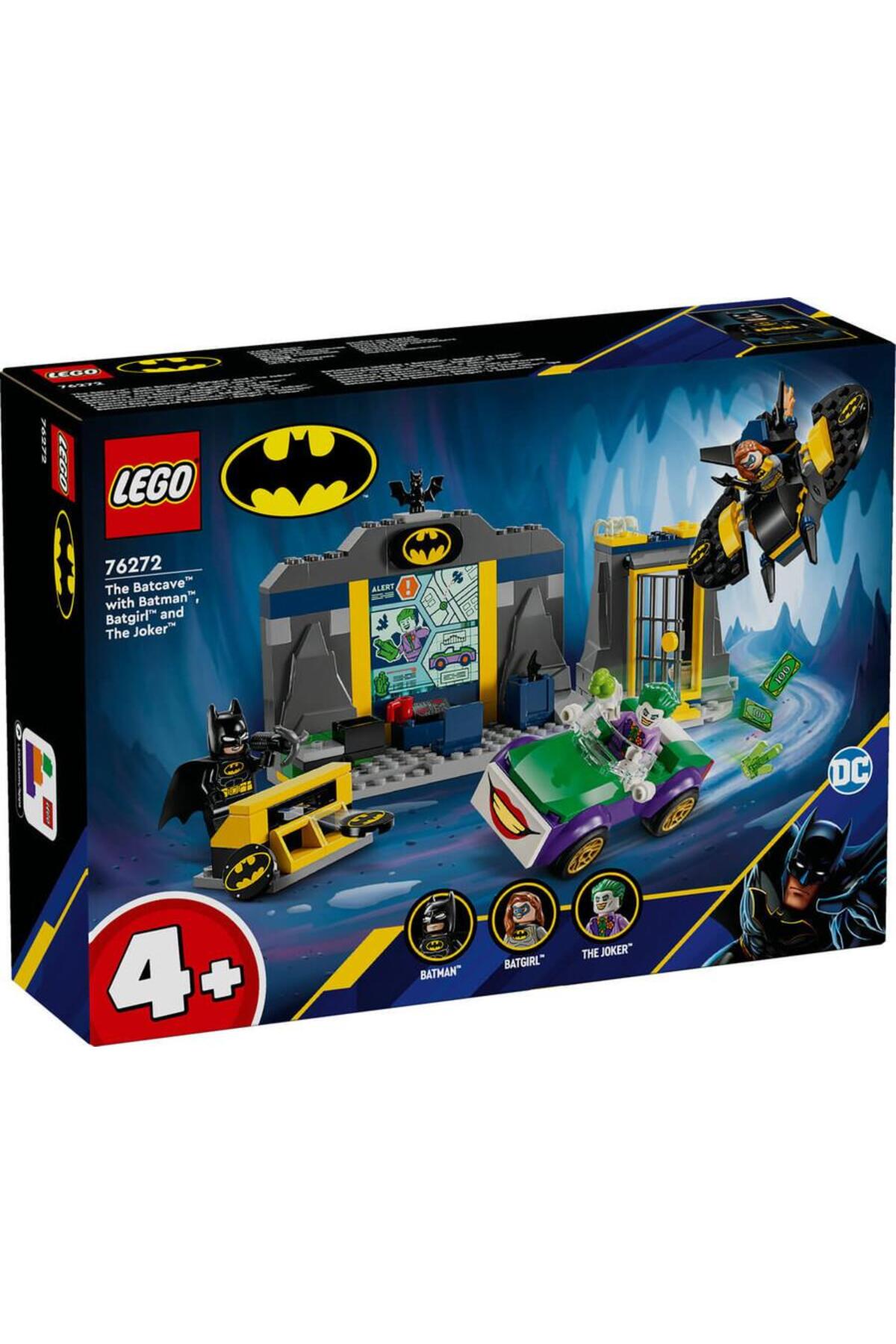 لگو و اسباب بازی های ساخت محور ® DC BATMAN™: BATCAVE™ با BATMAN™ BATGIRL™ JOKER™ 76272 مجموعه برای سنین 4 به بالا 184 قطعه اورجینال LEGO
