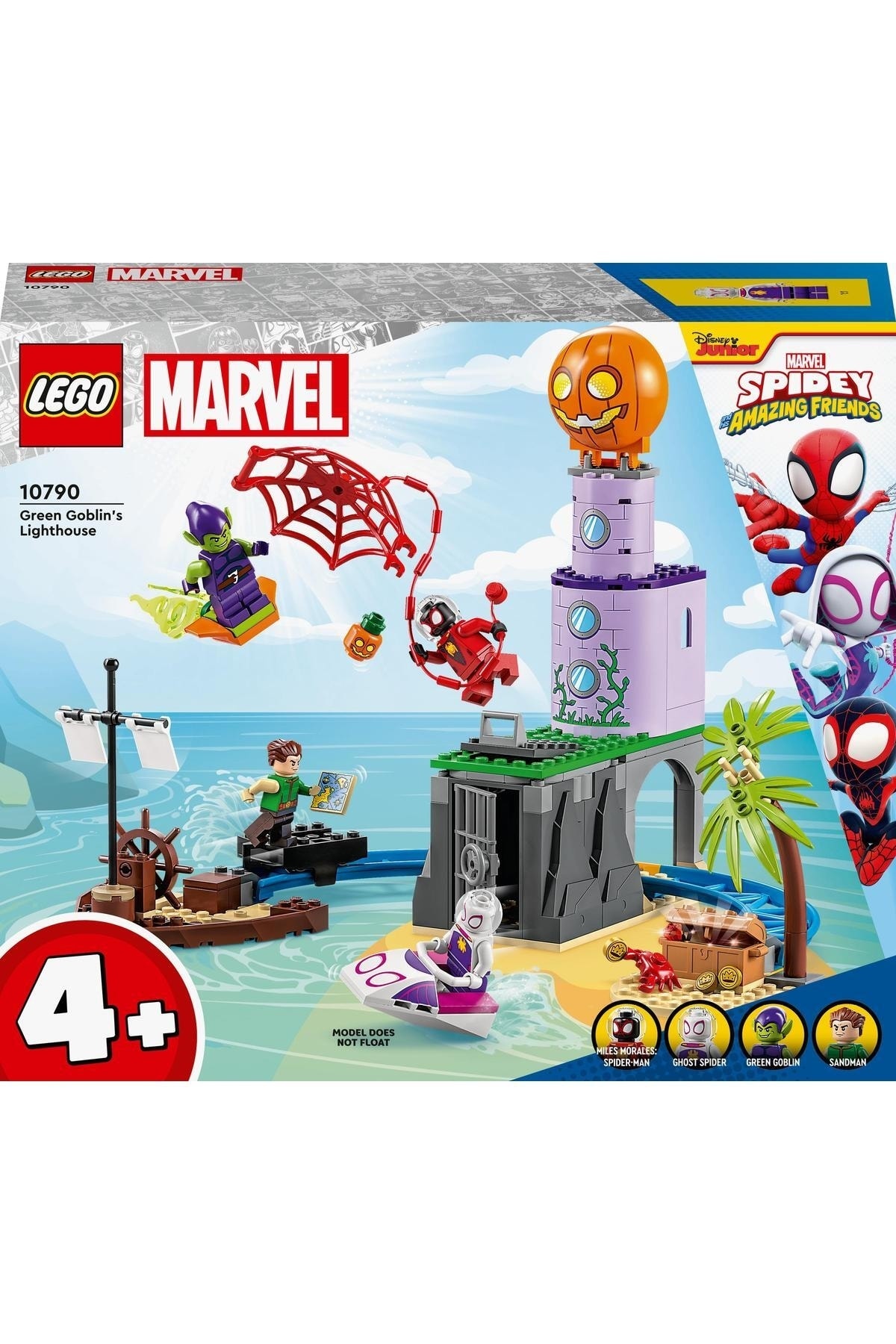 لگو و اسباب بازی های ساخت محور ® تیم MARVEL SPIDEY در GREEN GOBLIN'S LIGHTHOUSE 10790 CREATIVE TOY SET 149 PIECES از ترکیه LEGO