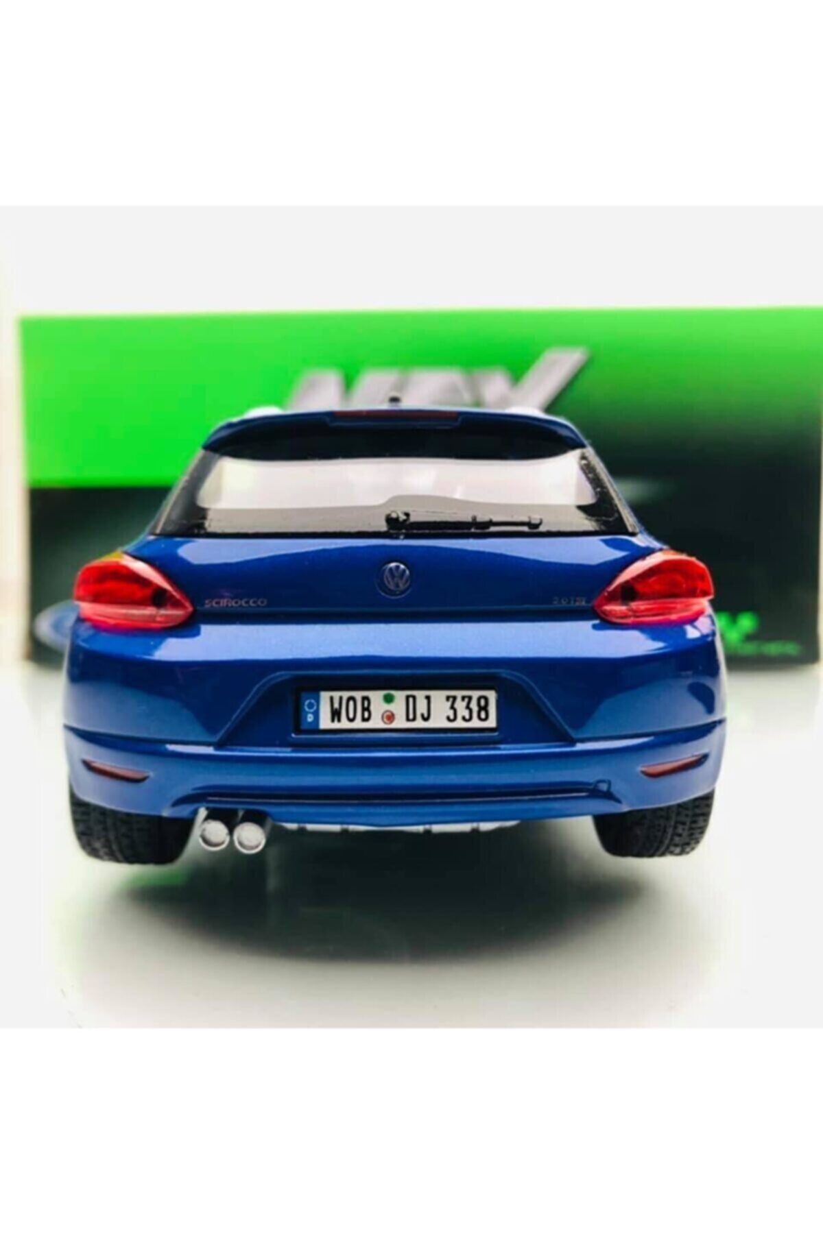 مدل خودرو VOLKSWAGEN SCIROCCO 1 24 CAR BLUE اورجینال WELLY