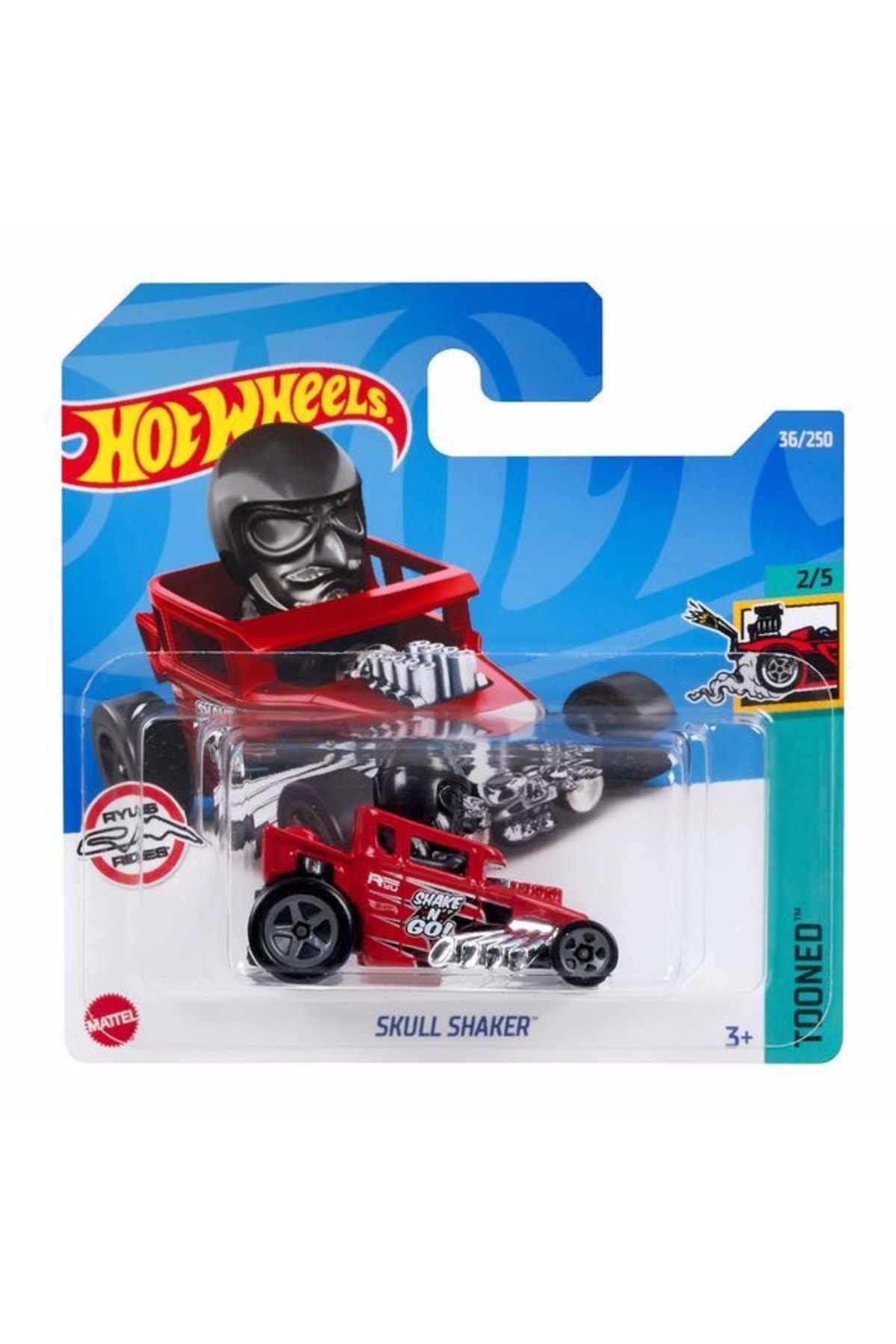 ماشین اسباب بازی HW SINGLE CARS SKULL SHAKER HCX87 هات ویلز اورجینال HOT WHEELS