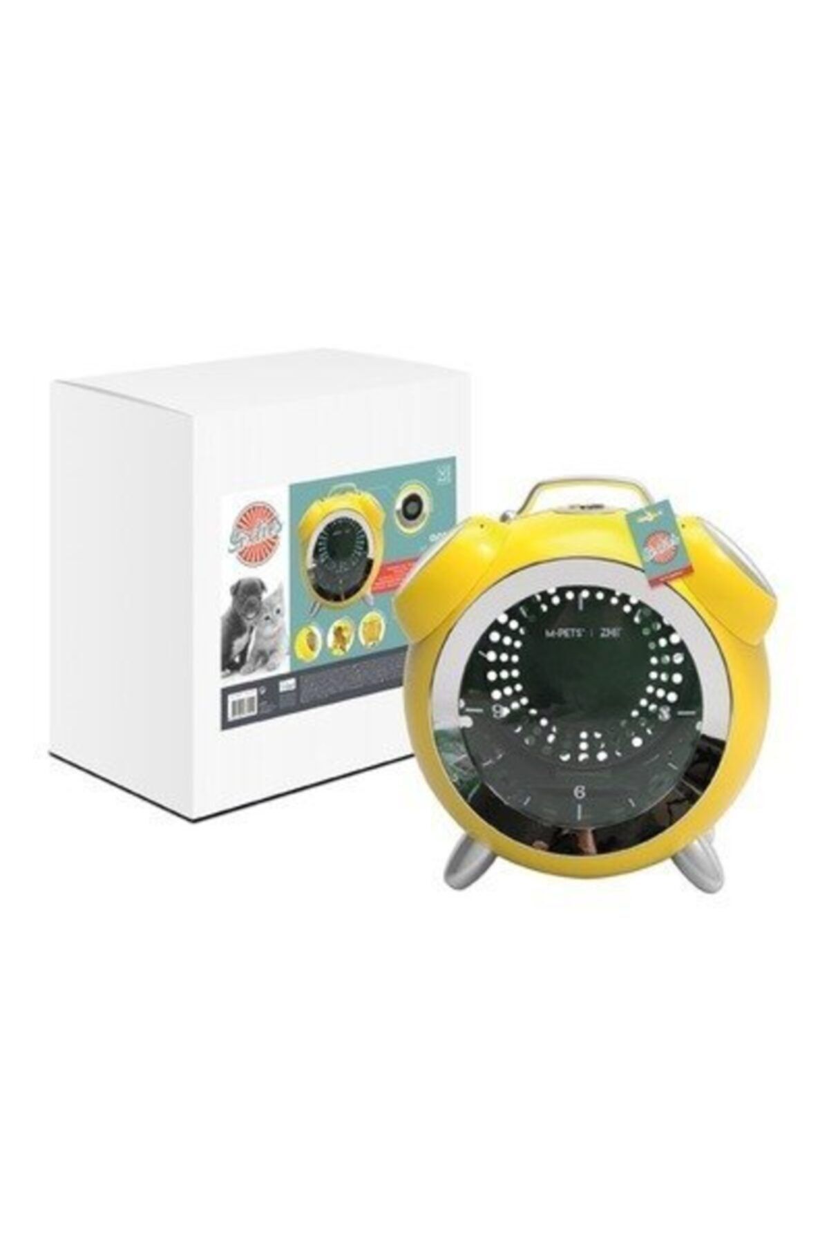 کیف حمل گربه و سگ ام‌پتس M-PETS Sixties Clock، زرد، ۴۰×۴۴×۲۶ سانتی‌متر