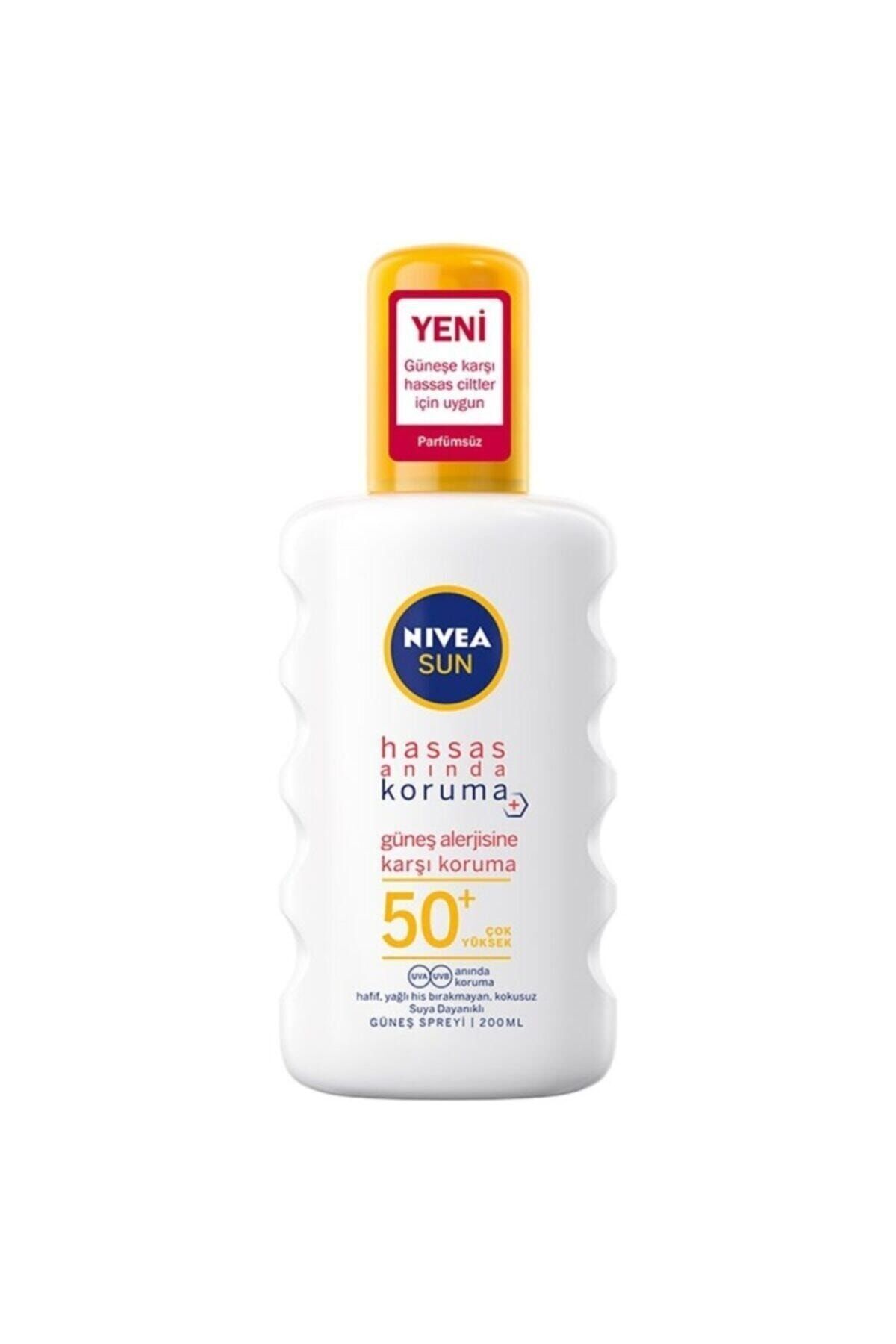 NIVEA محافظت فوری و حساسیت‌زدایی آفتاب ناشی از حساسیت نوری 50+GKF 200 میلی‌لیتر
