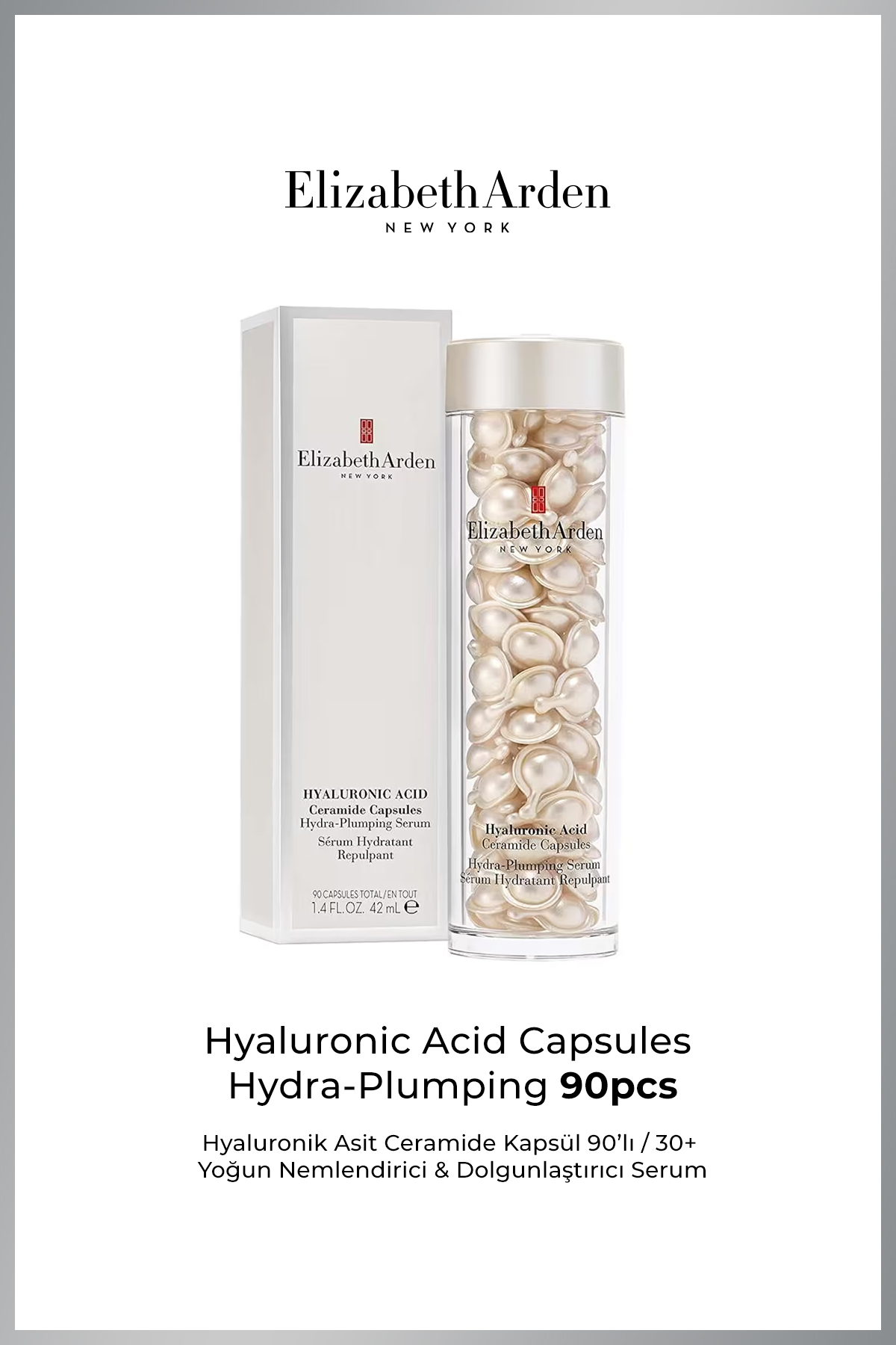Elizabeth Arden سرم هیدرا پلامپینگ با کپسول‌های سرامید و اسید هیالورونیک ۹۰ عددی
