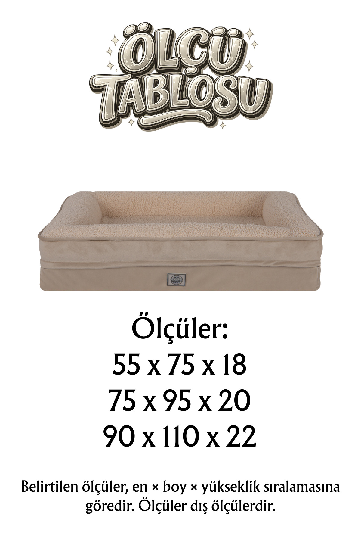 تخت گربه و سگ جونگولیکا پت پروداکتس Jungolica Pet Products Felix، مدل JPP38، با فوم ویسکو و روکش ضدآب قهوه‌ای