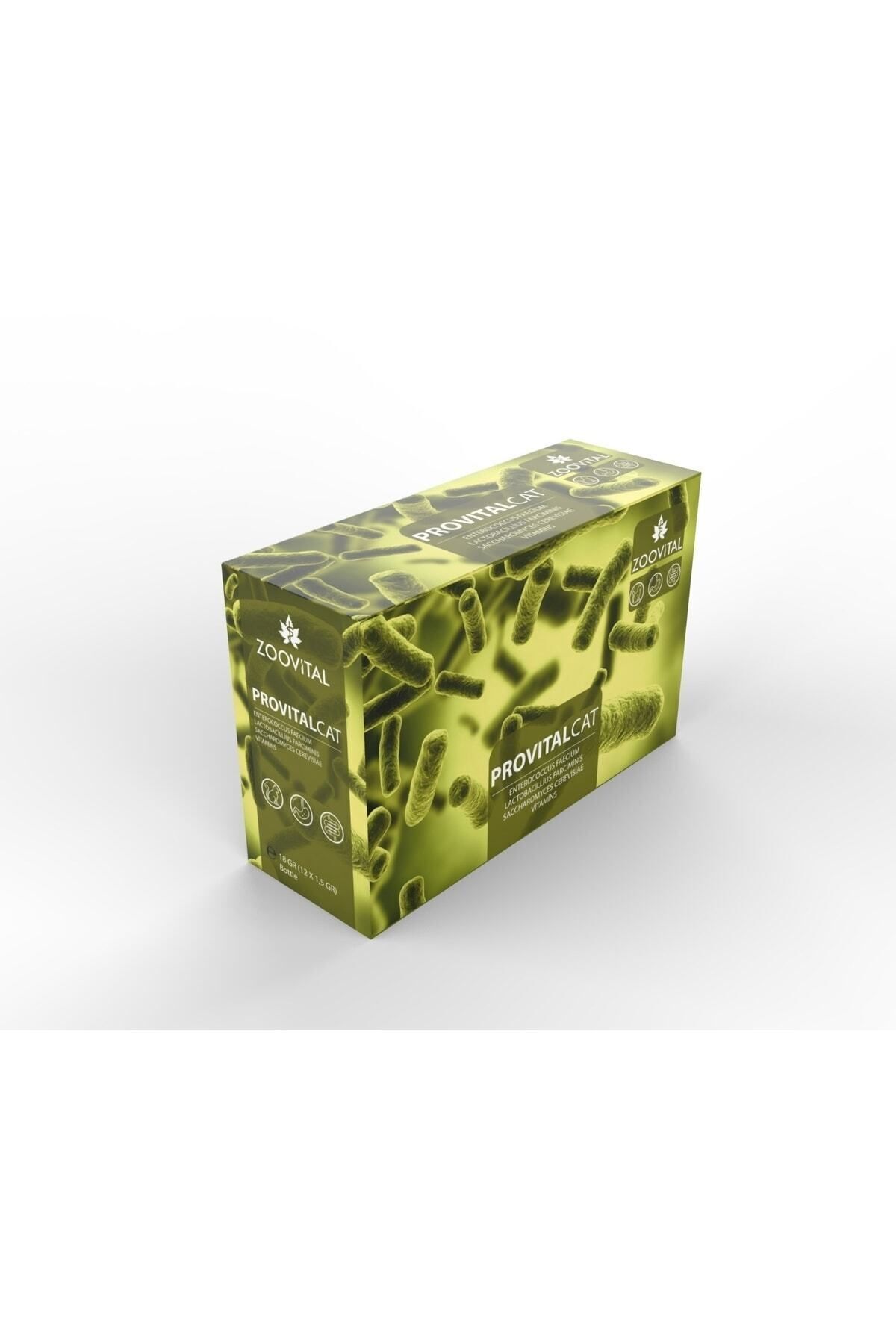 مکمل پودری گربه زوویتال Zoovital Provital Cat حاوی پروبیوتیک، پری‌بیوتیک و ویتامین
