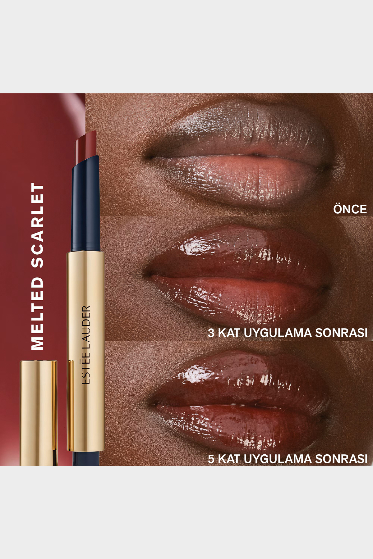 رژ لب ذوب رنگ خالص ON TRINKER مؤثر GLOSTICK DOLGIZER رنگ: 289 روسری شده Estee Lauder