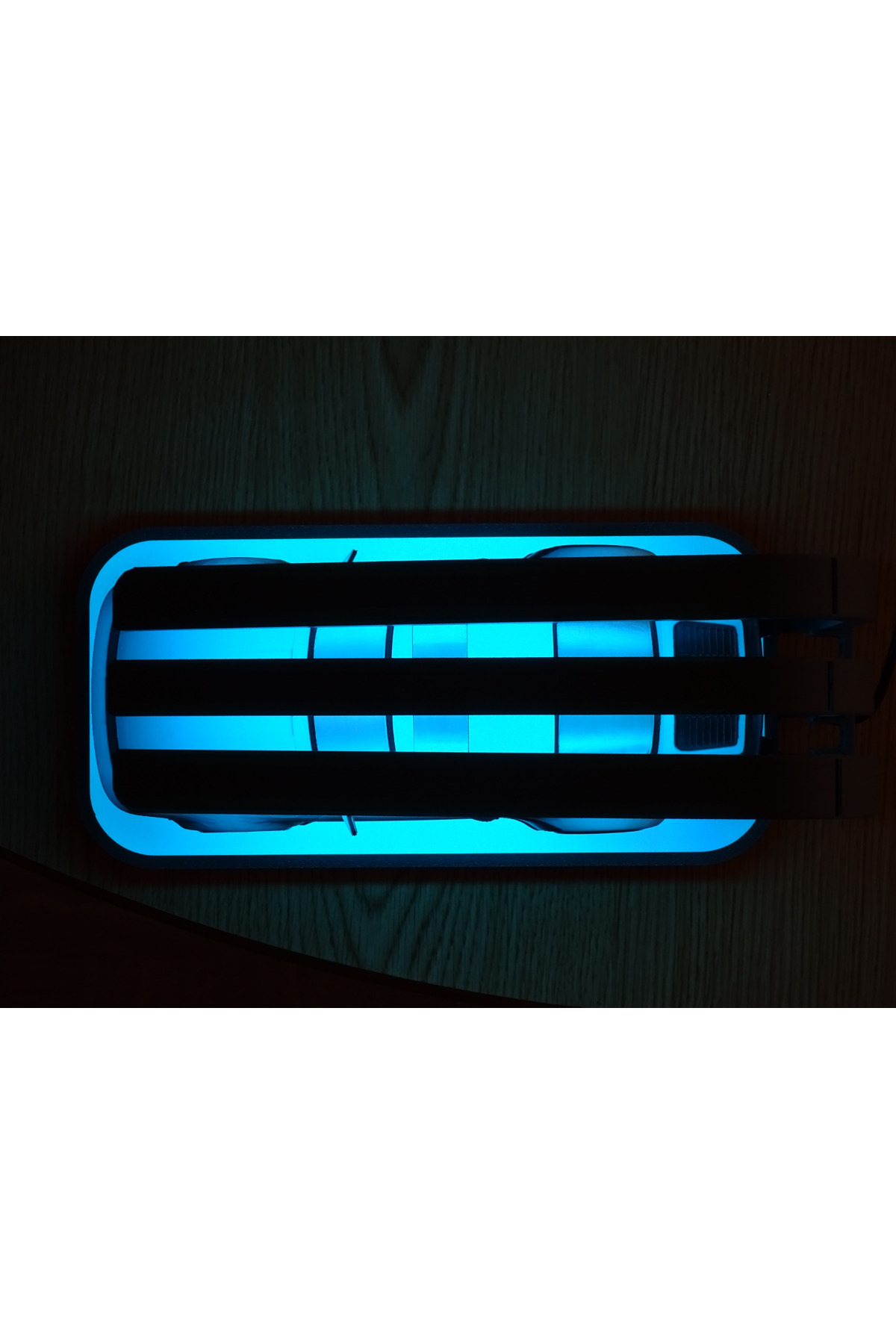 مدل خودرو غرفه دیوراما سالن نمایشگاه اتومبیل RGB آینده نگر | DIECAST و با چراغ های LED اورجینال DEOZ3D