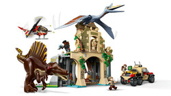 مجموعه ساختنی لگو LEGO ژوراسیک ورلد Jurassic World مدل 76976، مأموریت هوایی اسپینوسوروس و کوئتزالکواتل، ۹۸۴ قطعه، حداقل سن ۸ سال