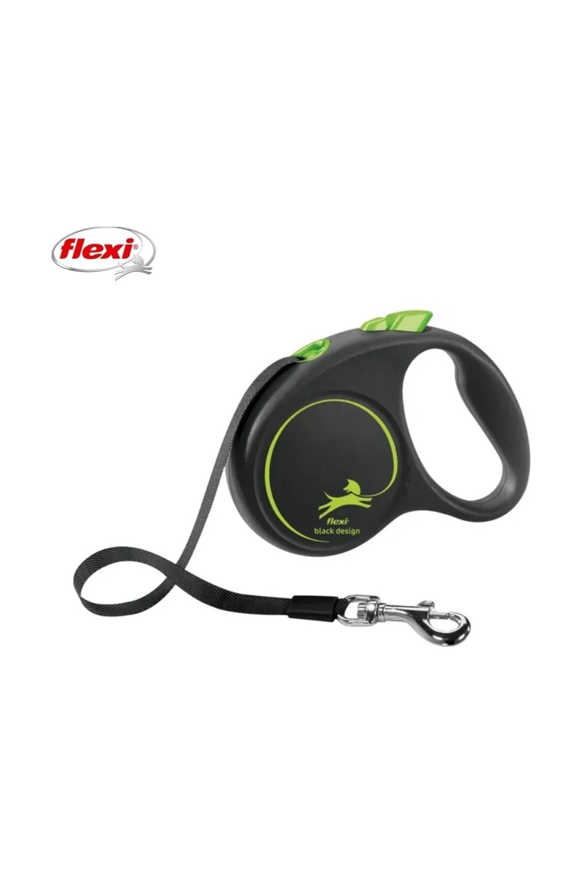 بند قلاده نواری جمع‌شونده ۵ متری فلکسی Flexi Black Design سایز S