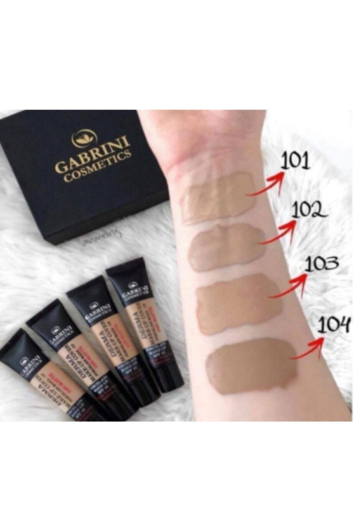 کرم پودر بنیاد پوشش آرایش ONORIO DERMA 102 Gabrini