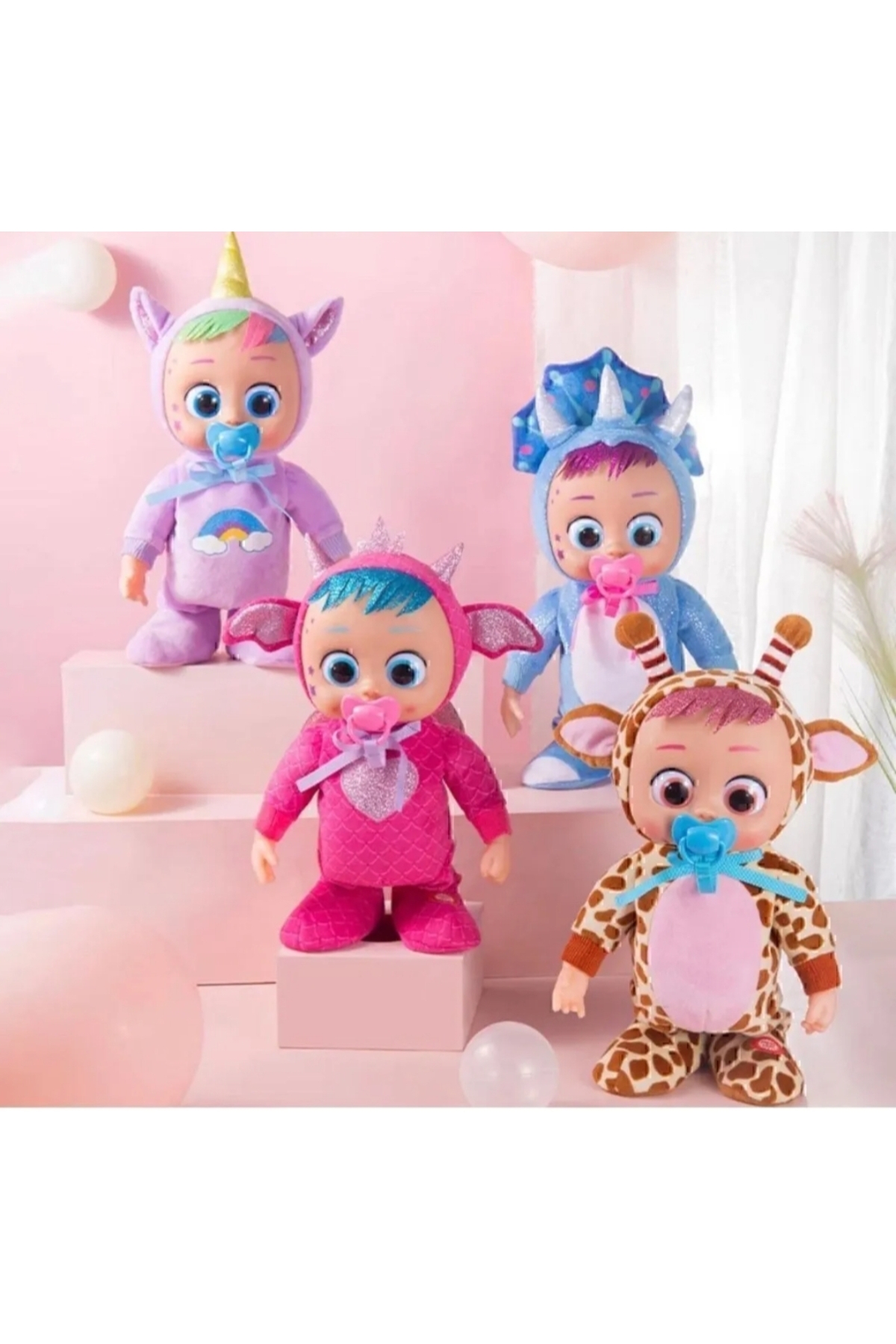 اسباب بازی های پشمی گریه کودک راه رفتن موزیکال باطری پستانک Happy Toys