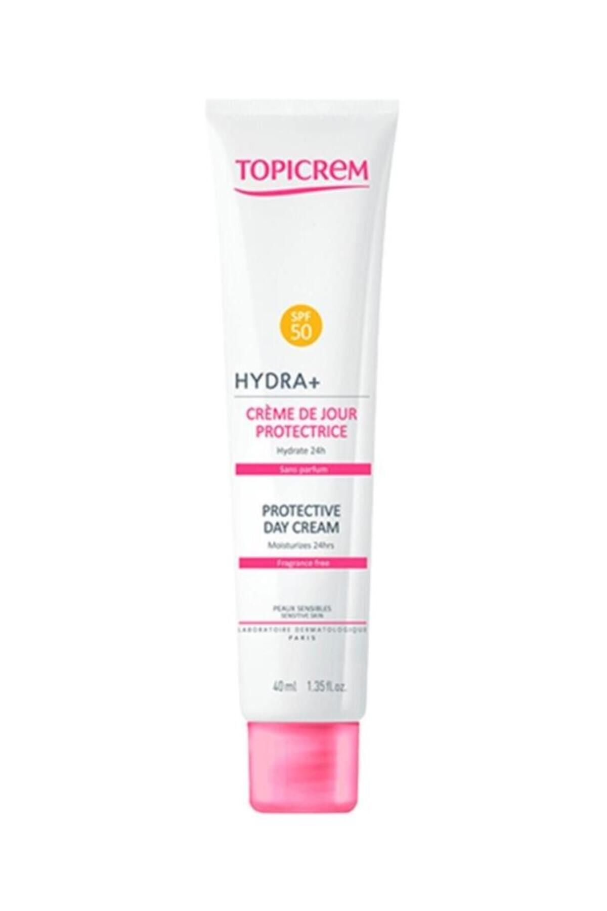 Topicrem کرم روزانه محافظتی آبی هیدرا SPF 50+