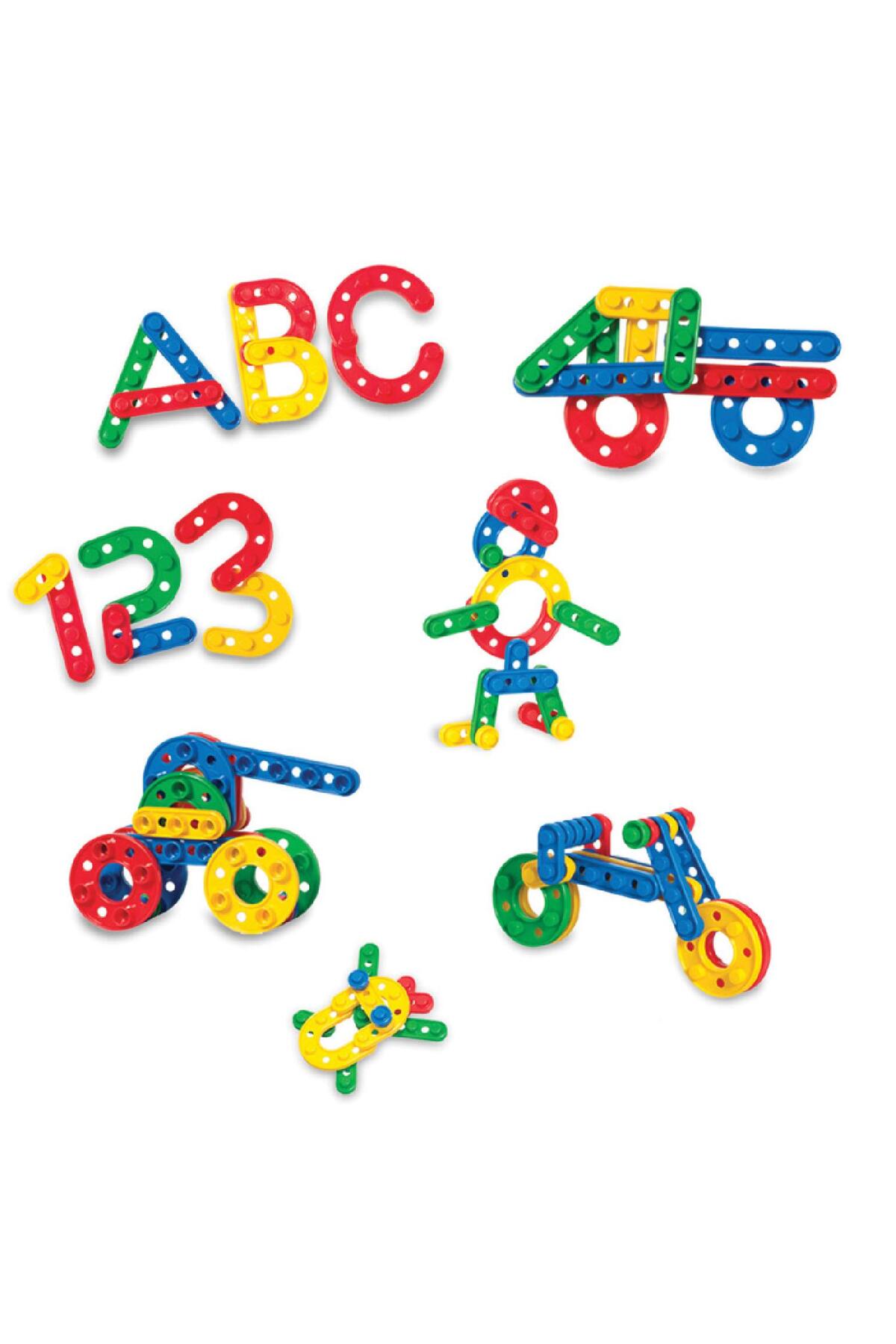 لگو و اسباب بازی های ساخت محور DEDE 03144 CLICK CLACK SMALL BOX 96 PRC از ترکیه toysclub
