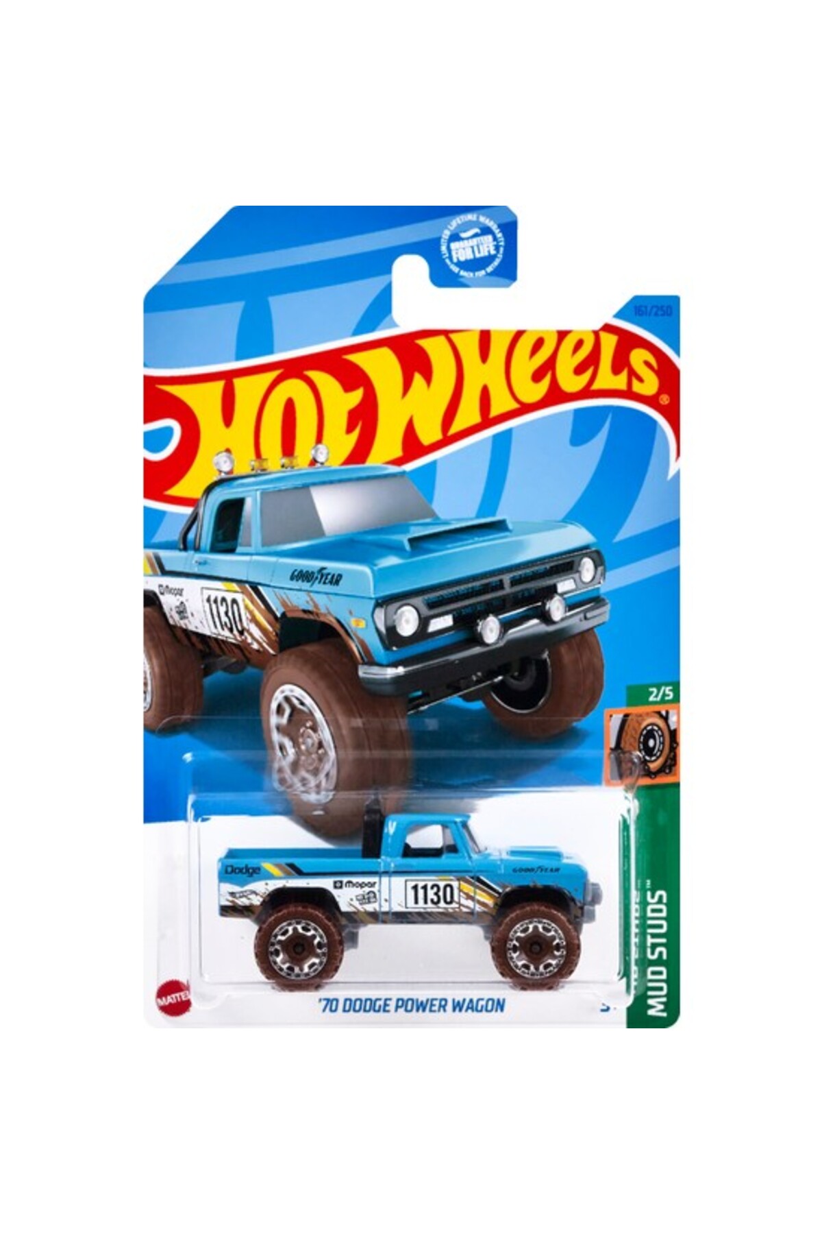 ماشین اسباب بازی HKH76 70 DODGE POWER WAGON هات ویلز اورجینال HOT WHEELS