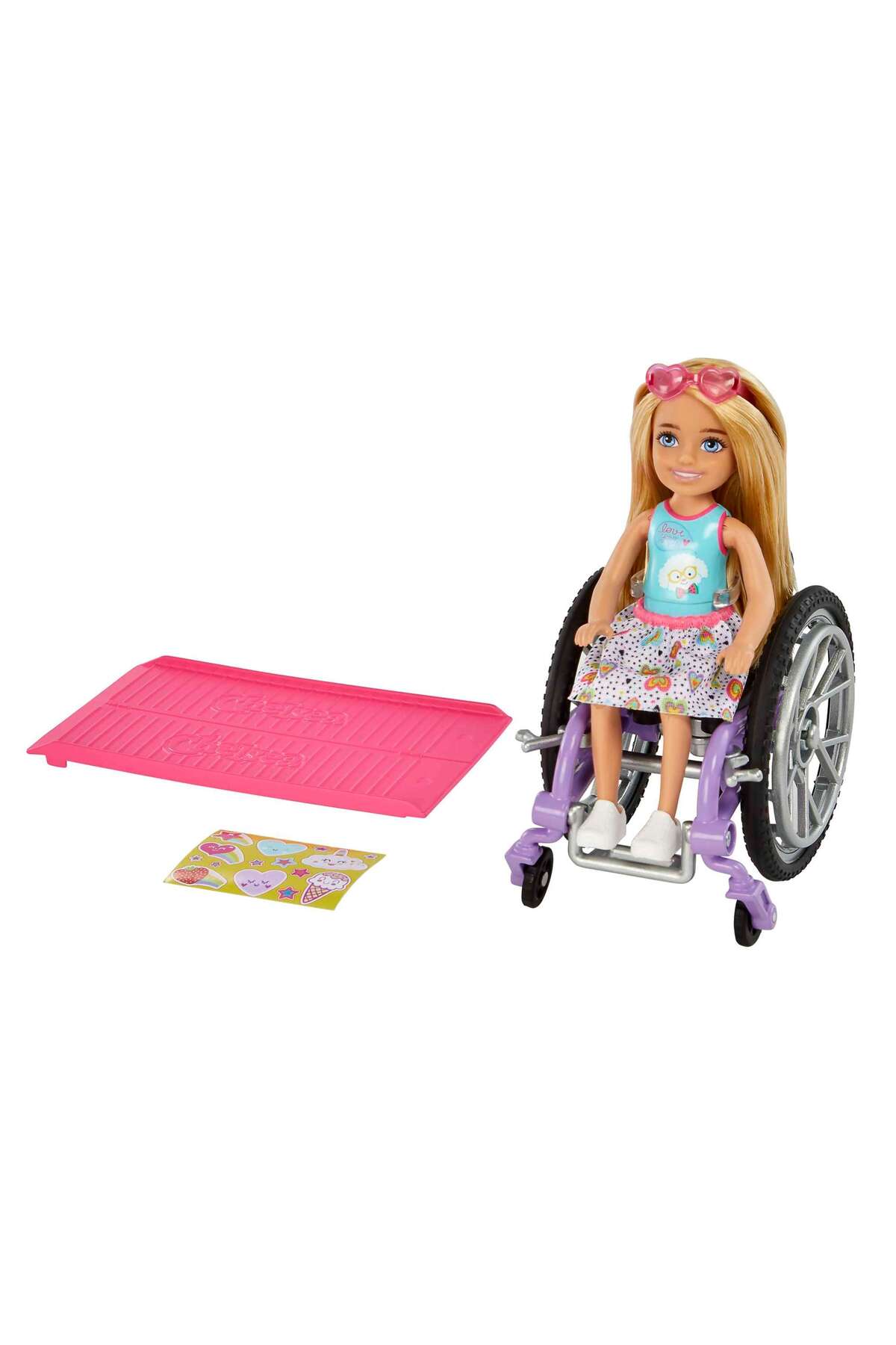 عروسک های اسباب بازی و لوازم جانبی نوزاد ویلچر چلسی HGP29 Barbie