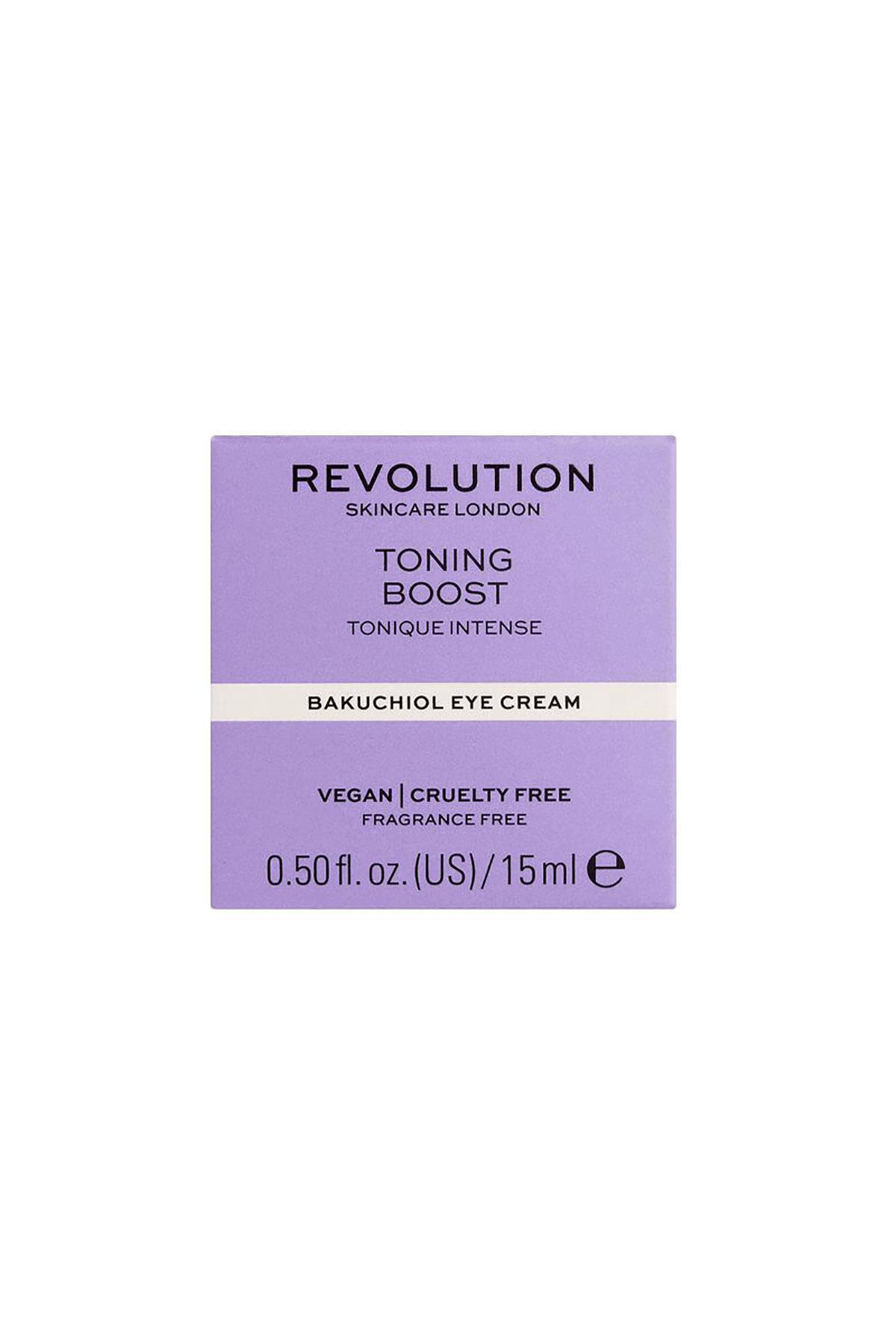 REVOLUTİON SKİNCARE کرم چشم فرم دهنده و روشن کننده با بکوچیول Revolution Skincare 15 میلی لیتر