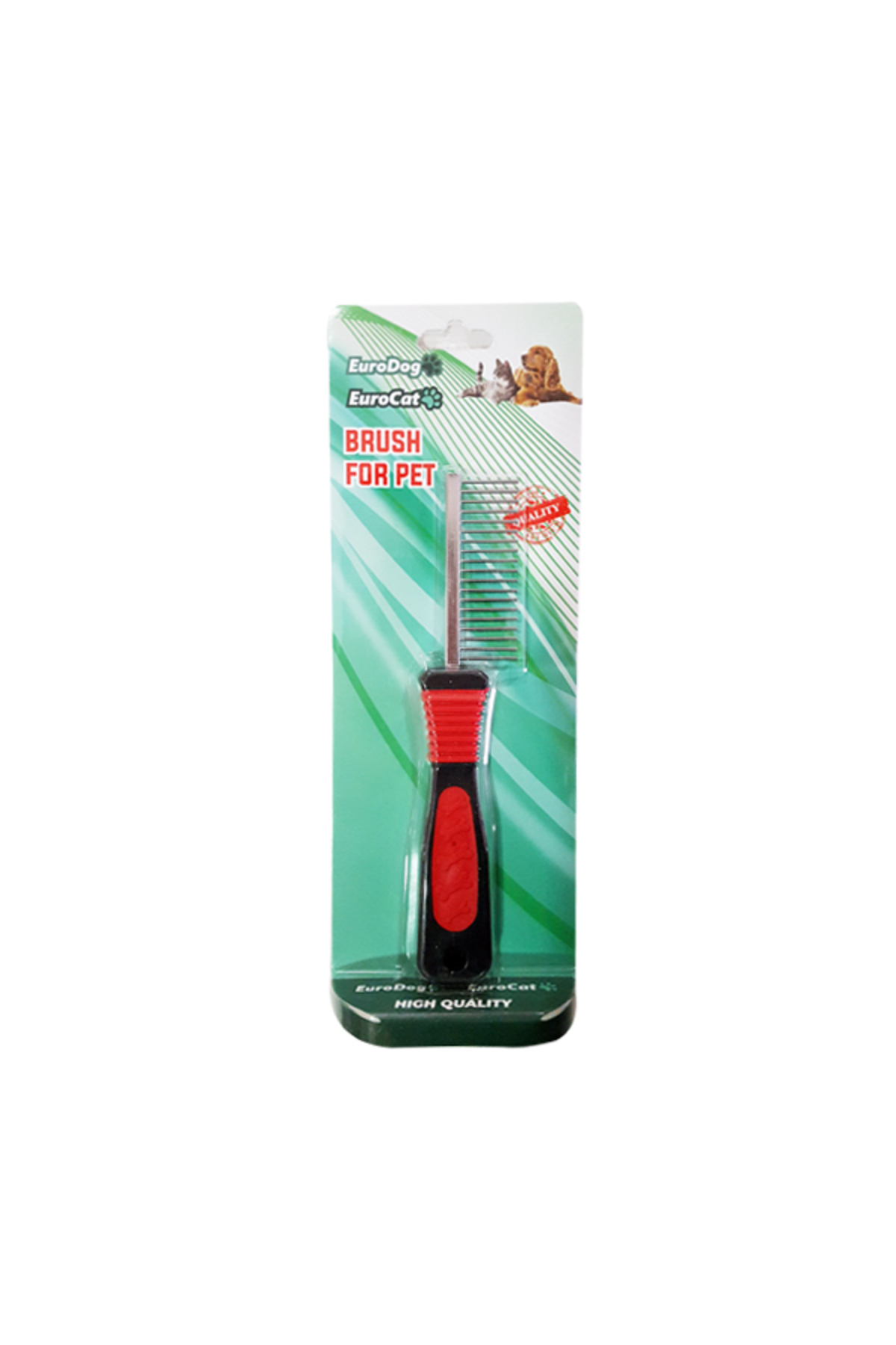 شانه ضدکک گربه و سگ ZENGEMTR EuroDog-Cat مدل 205354 با دندانه‌های فاصله‌دار