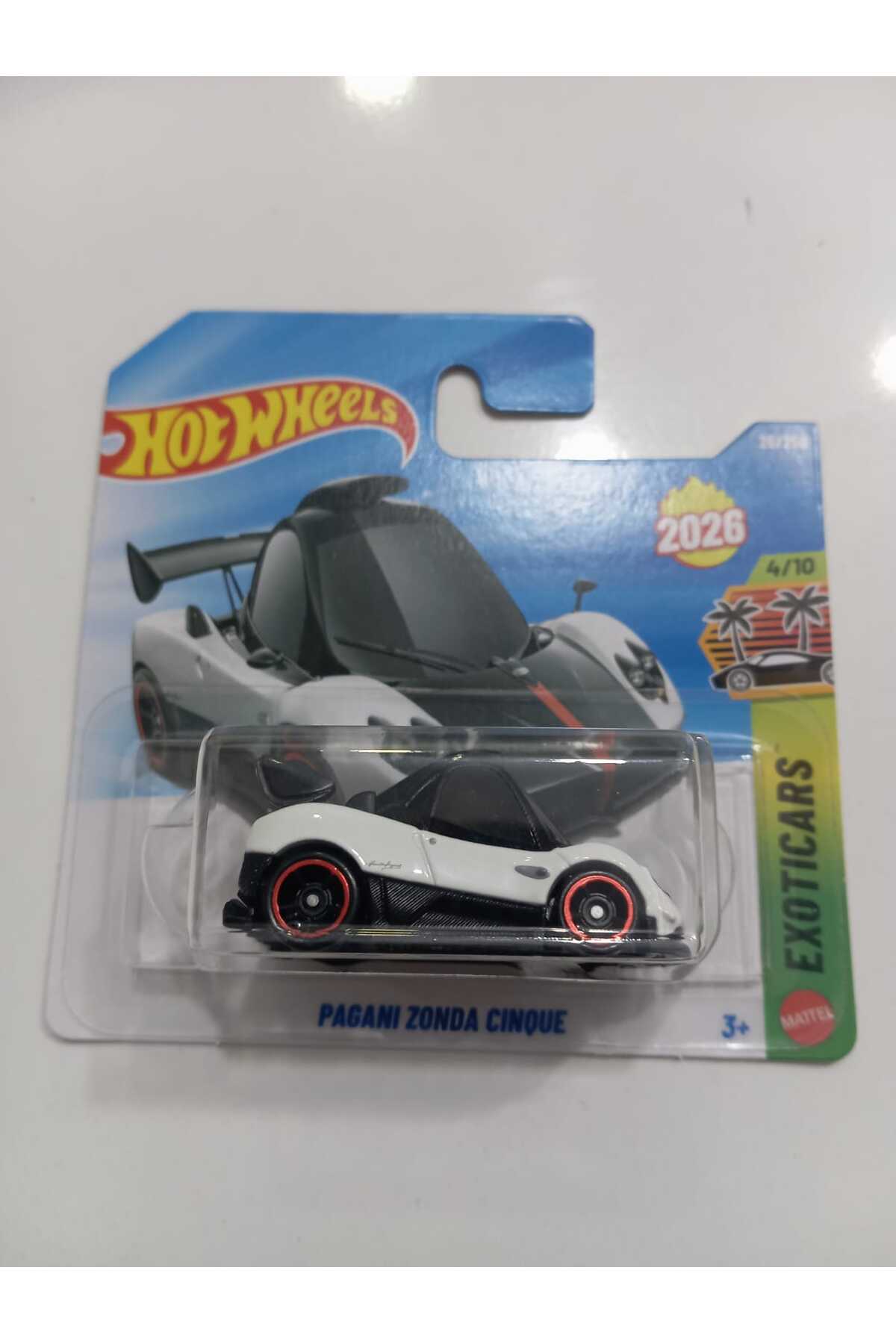 ماشین اسباب بازی PAGANI ZONDA CINQUE 2026 B CASE از ترکیه HOT WHEELS