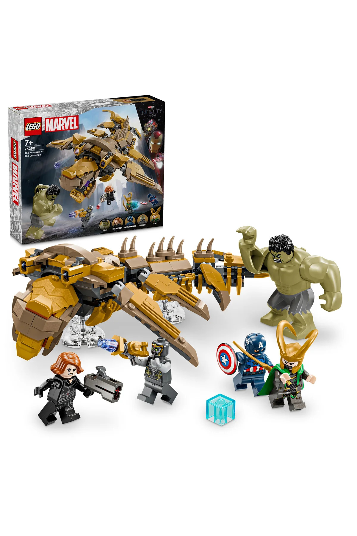 لگو و اسباب بازی های ساخت محور ® MARVEL AVENGERS VS. LEVIATHAN 76290 7+ CREATIVE TOY BUILDING SET 347P اورجینال LEGO