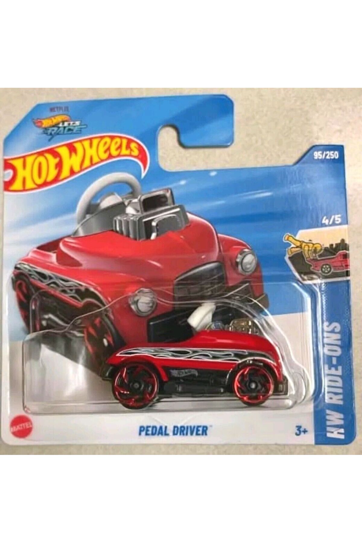 ماشین اسباب بازی راننده پدال CFG87 06B5 هات ویلز اورجینال HOT WHEELS