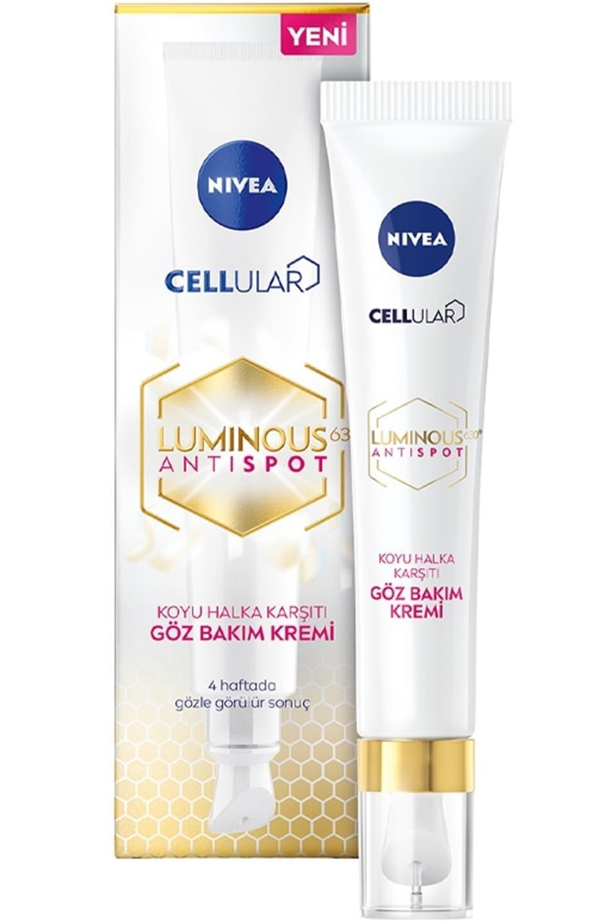 NIVEA کرم مراقبت از حلقه‌های تاریک لومینوس630، 15 میلی‌لیتر، منطقه چشم روشن، اسید هیالورونیک