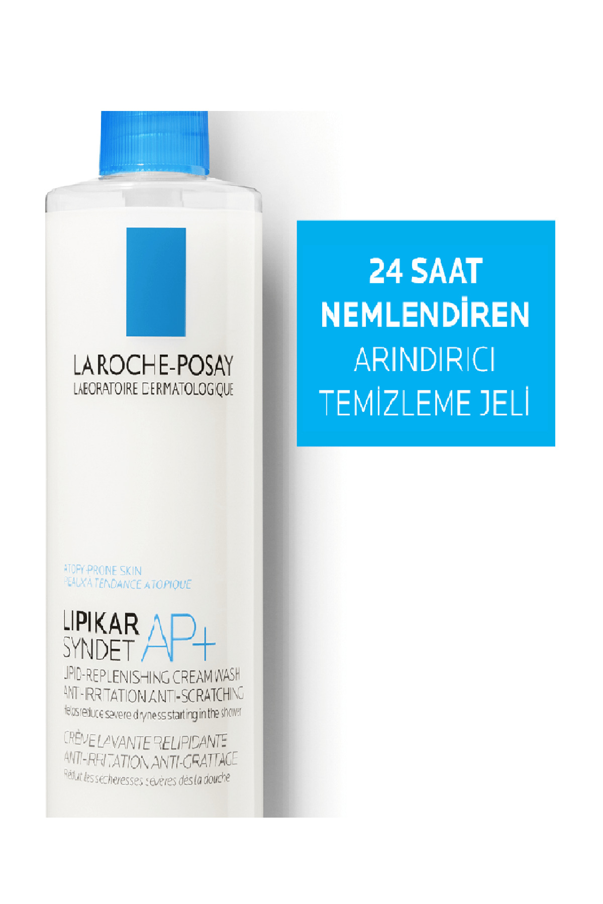 La Roche Posay ژل شستشوی صورت و بدن لیپیکار سیندت AP+ برای پوست خشک و حساس 400 میلی لیتر