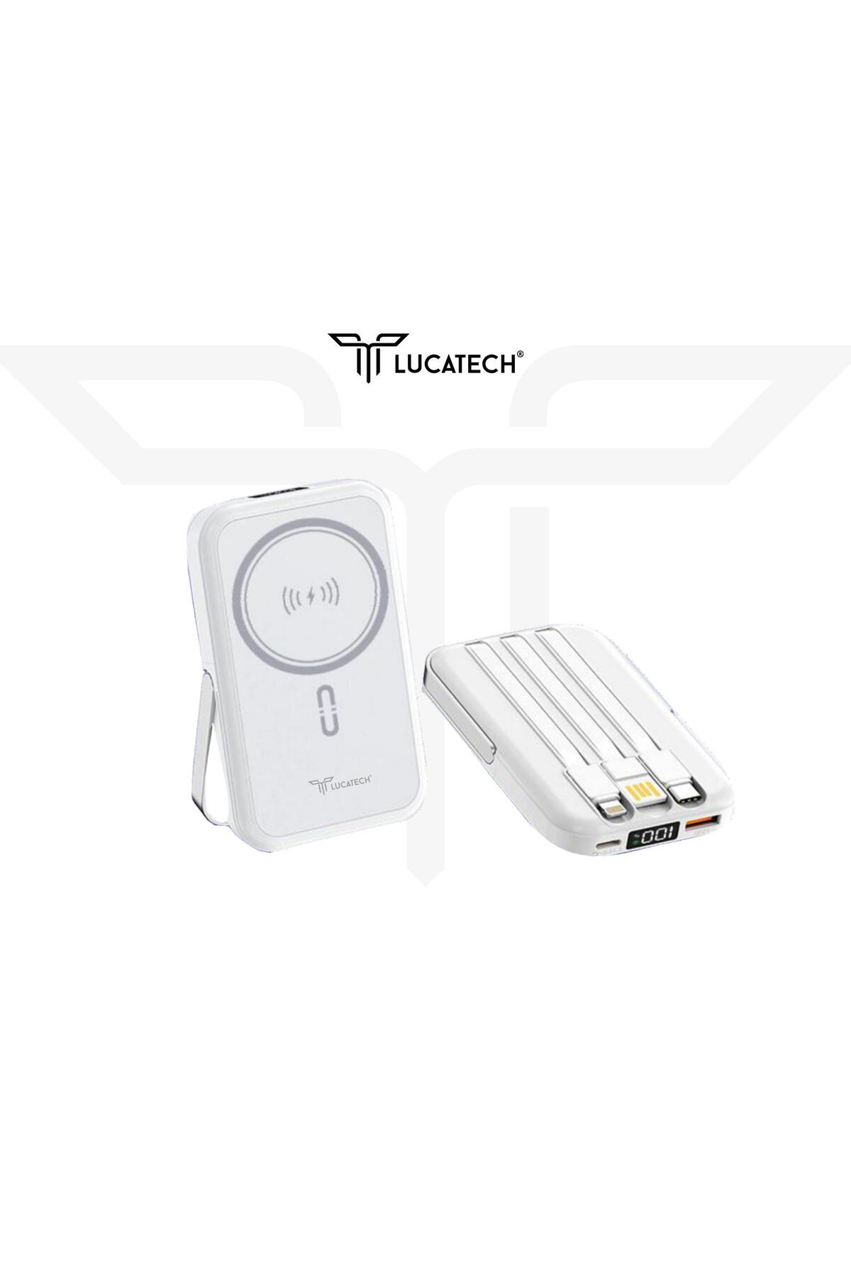 پاوربانک MAGSAFE 13000 میلی آمپری 25 واتی سازگار با آیفون اورجینال Lucatech