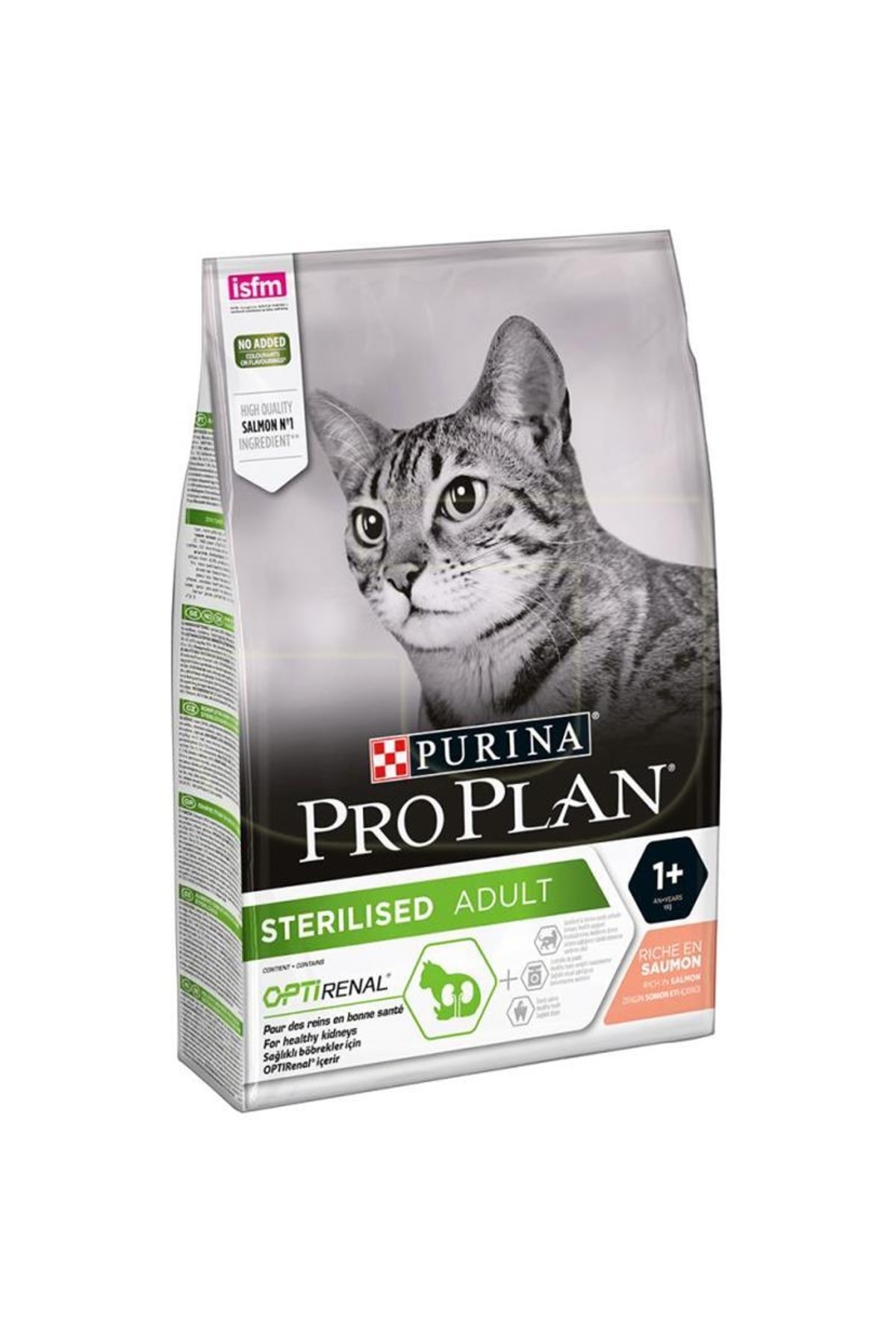 غذای خشک گربه پروپلن Pro Plan مخصوص گربه‌های عقیم‌شده با طعم ماهی سالمون، ۳ کیلوگرم