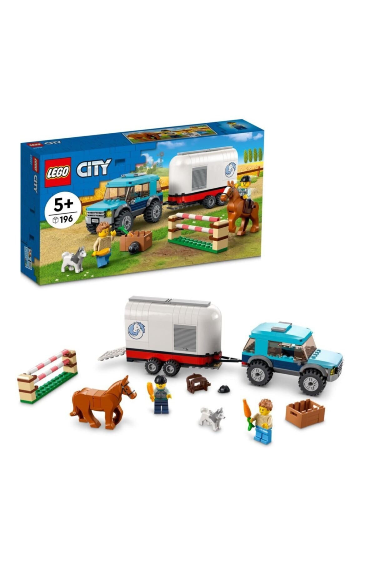 LEGO لگو وسیله نقلیه اسب شهری لگو 60327 196 عدد +5 سال