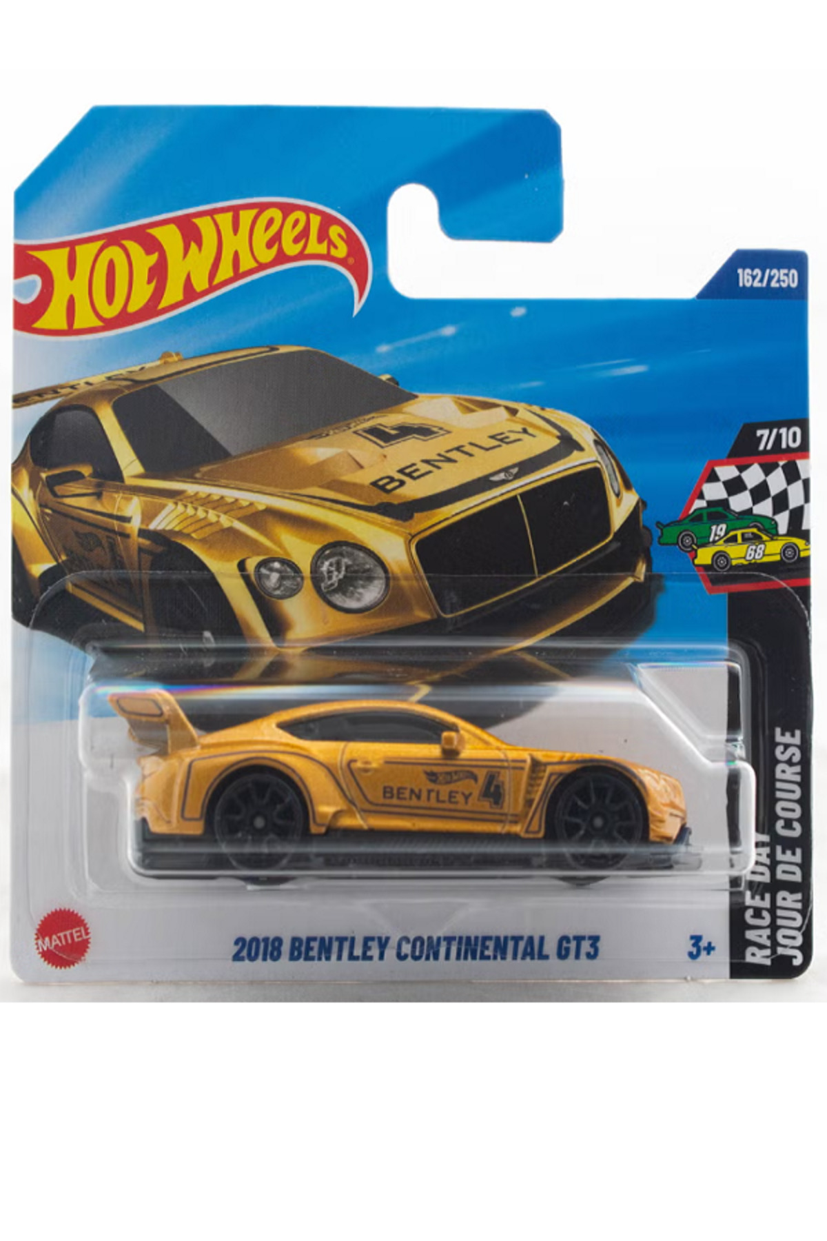 ماشین اسباب بازی BENTLEY CONTINENTAL GT3 JBC 18 2018 از ترکیه HOT WHEELS