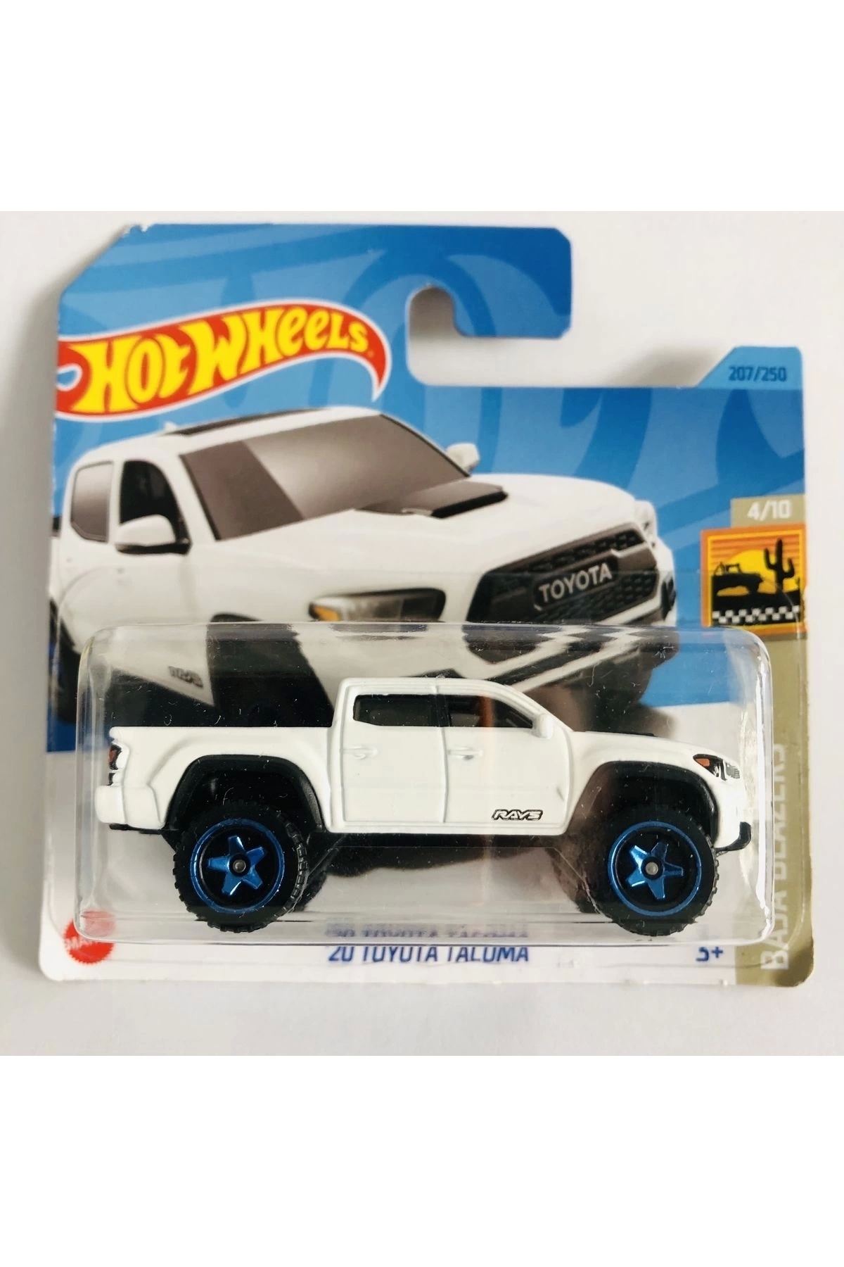ماشین اسباب بازی 2023 جدید 20 TOYOTA TACOMA WHITE 1:64 SCALE HOTWHEELS BRAND 4 10 هات ویلز اورجینال HOT WHEELS
