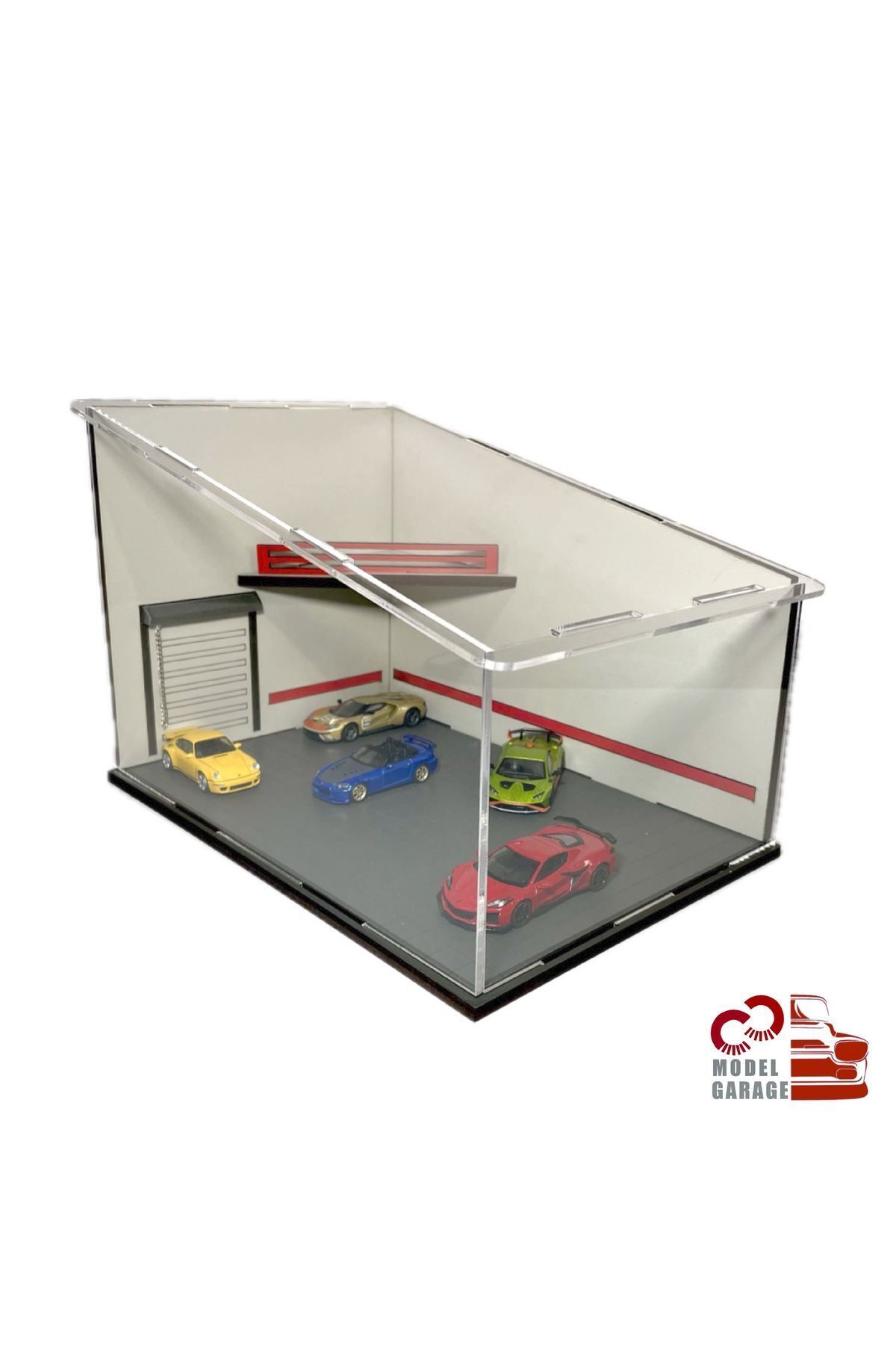 مدل خودرو 1 64 SCALE تعمیرگاه پارکینگ DIORAMA DIECAST DISPLAY STAND RACK CAR GARAGE TOY اورجینال ÜRETİM
