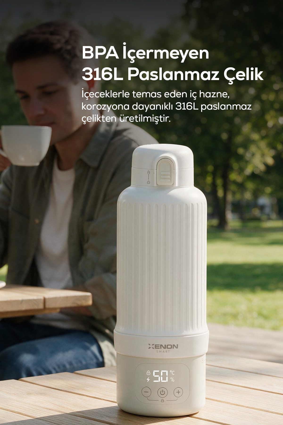 گرم‌کن قابل‌حمل آب، غذای کودک و شیر زنون اسمارت Xenon Smart، مدل X1004، ۵۰۰ میلی‌لیتر