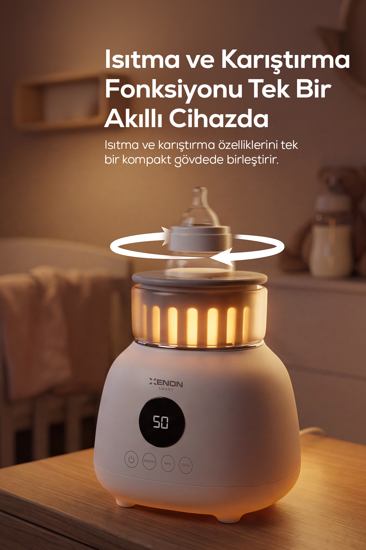 گرم‌کن شیشه‌شیر زنون اسمارت Xenon Smart مدل X1003
