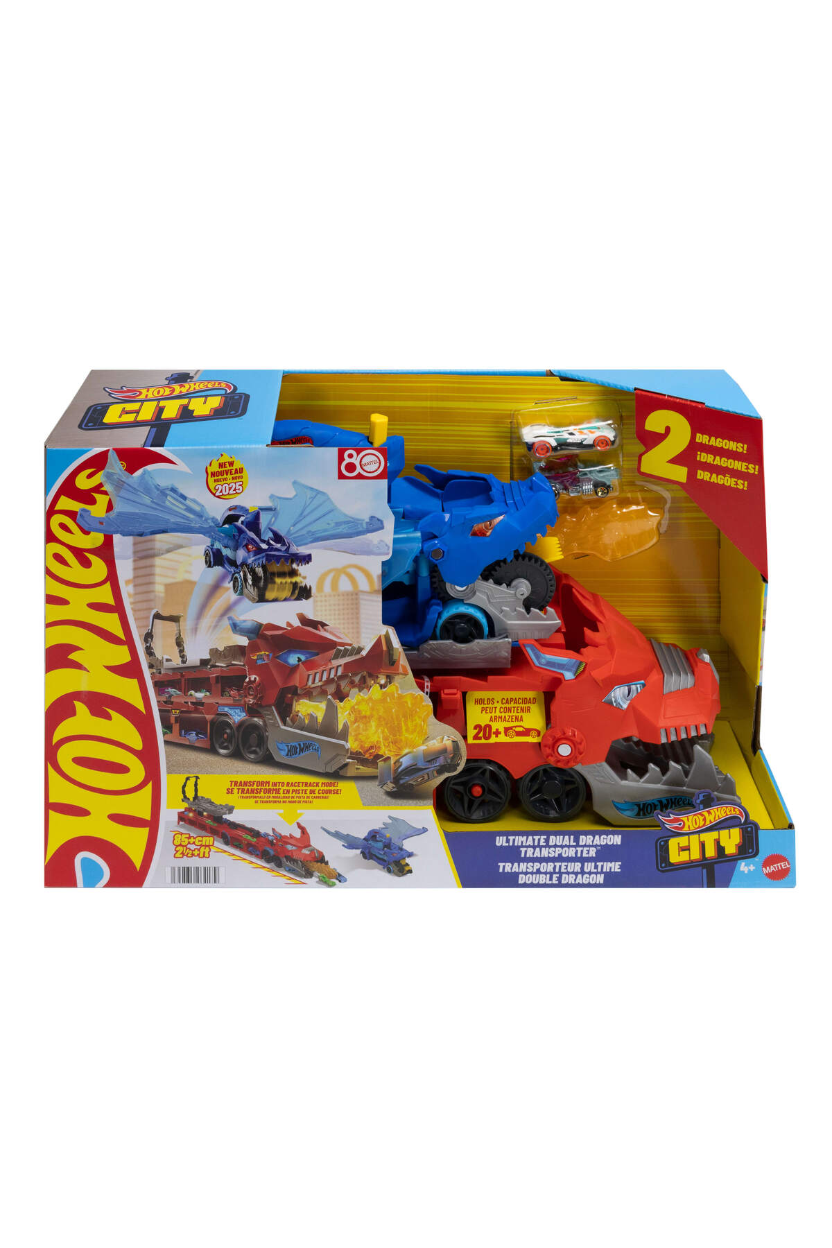 سایر ست های بازی ® کامیون حمل و نقل غول پیکر 2 ماشین اسباب در مقیاس 1:64 JBM72 از ترکیه HOT WHEELS
