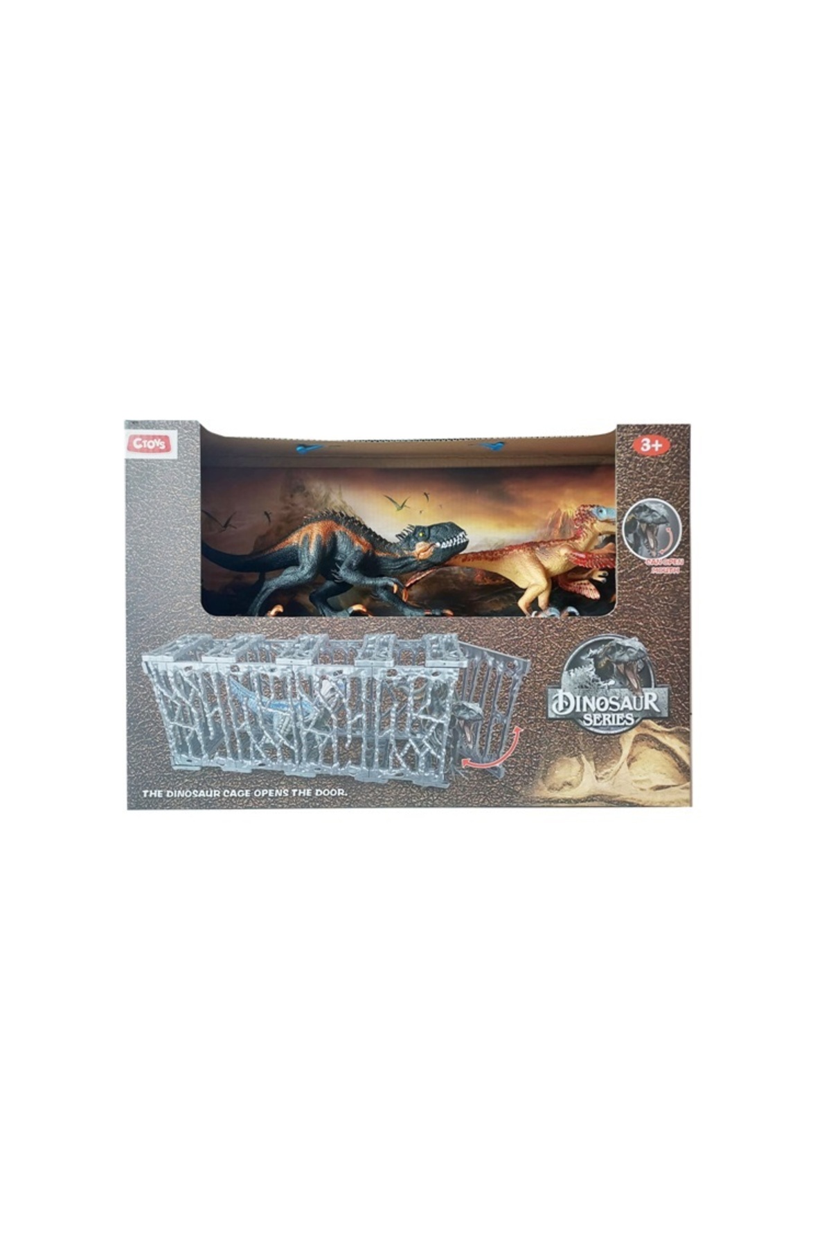 لگو و اسباب بازی های ساخت محور TOY CAGED DINOSAUR SET 610 80 از ترکیه ctoy
