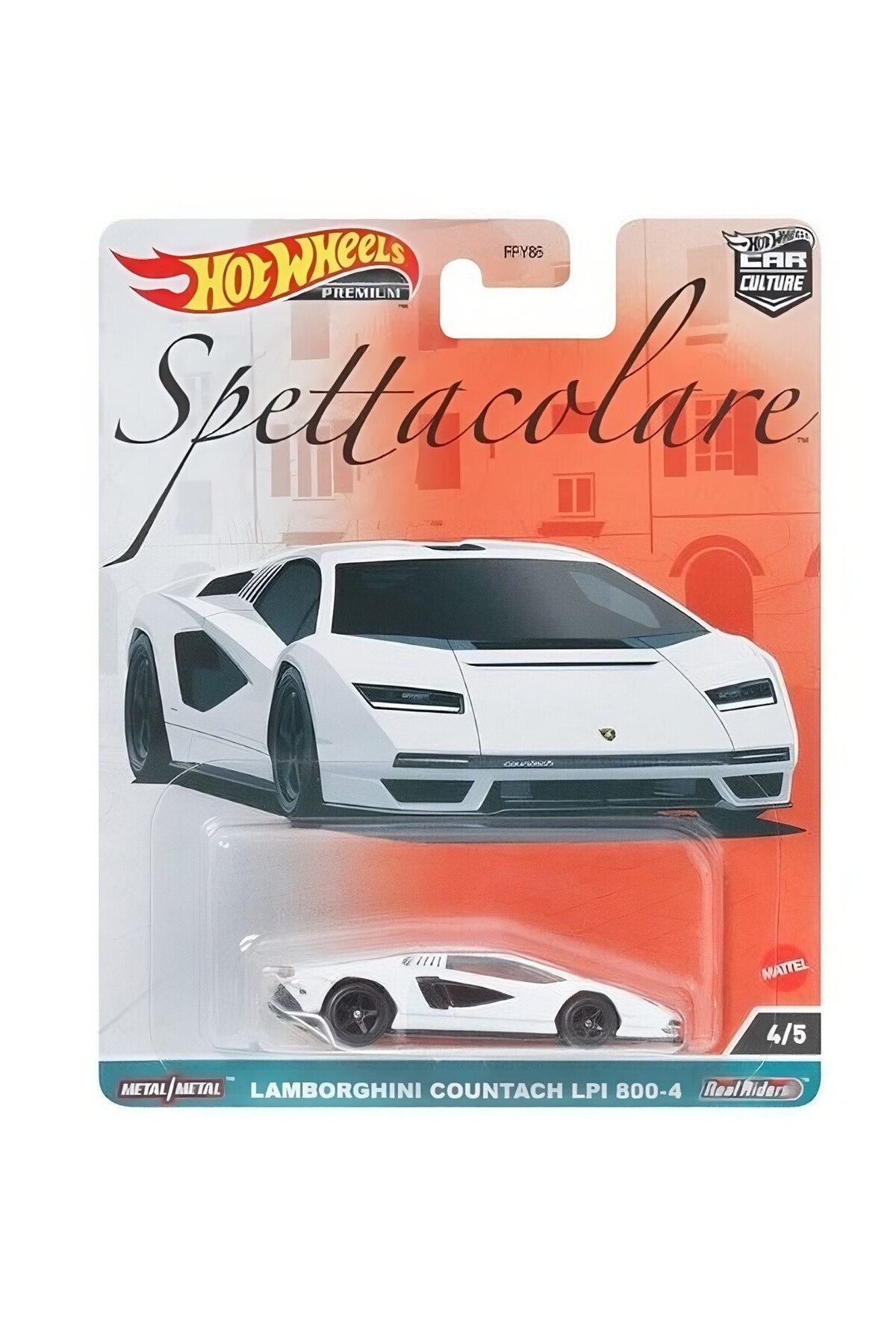 ماشین اسباب بازی خودروهای فرهنگی ممتاز LAMBORGHINI COUNTACH LPI از ترکیه HOT WHEELS