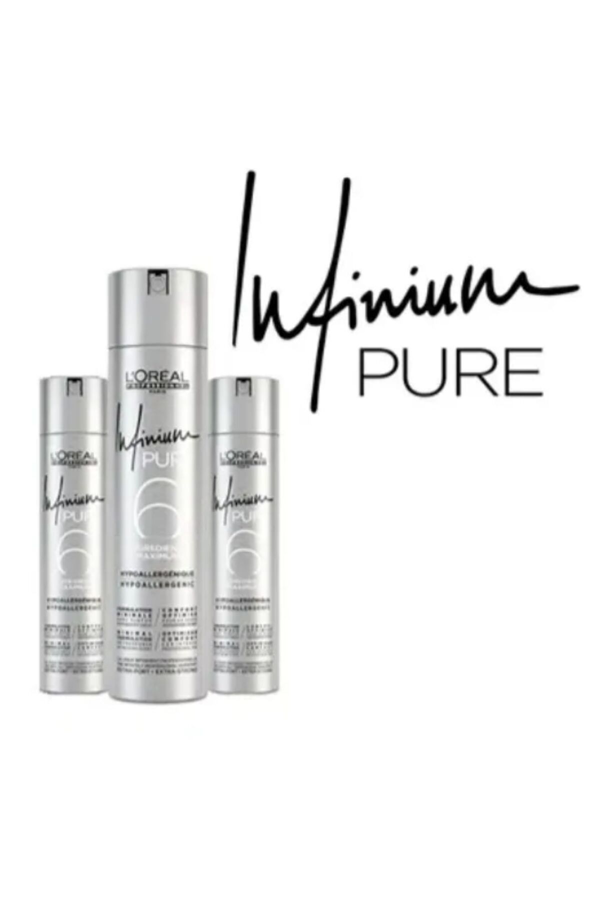 اسپری مو INFINIUM PURE EXTRA FORT موهای فوق العاده قوی 300 میل بسته بندی جدید L'oreal Professionnel