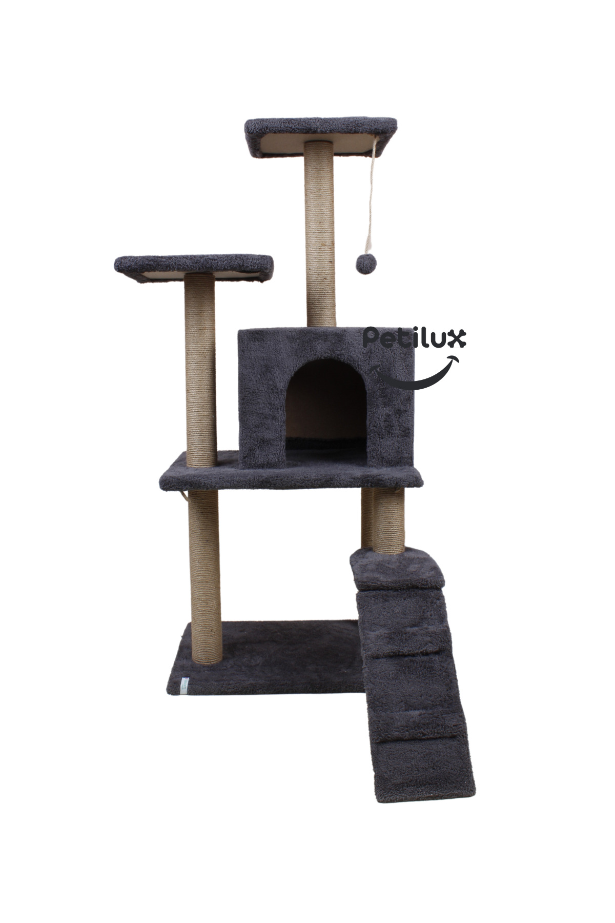 خانه و اسکرچر گربه پتیلوکس Petilux B-08، مشکی