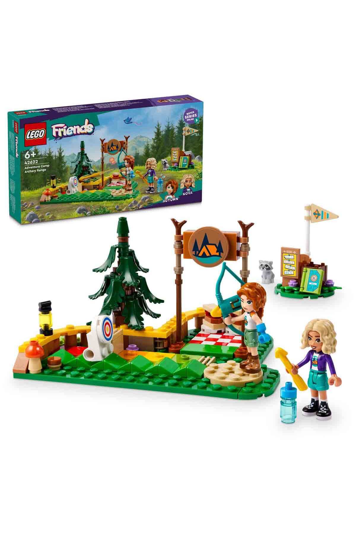 لگو و اسباب بازی های ساخت محور FRIENDS ADVENTURE CAMP ARCHERY RANGE 42622 AUTUMN AND NOVA M برای کودکان 6 سال به بالا از ترکیه LEGO